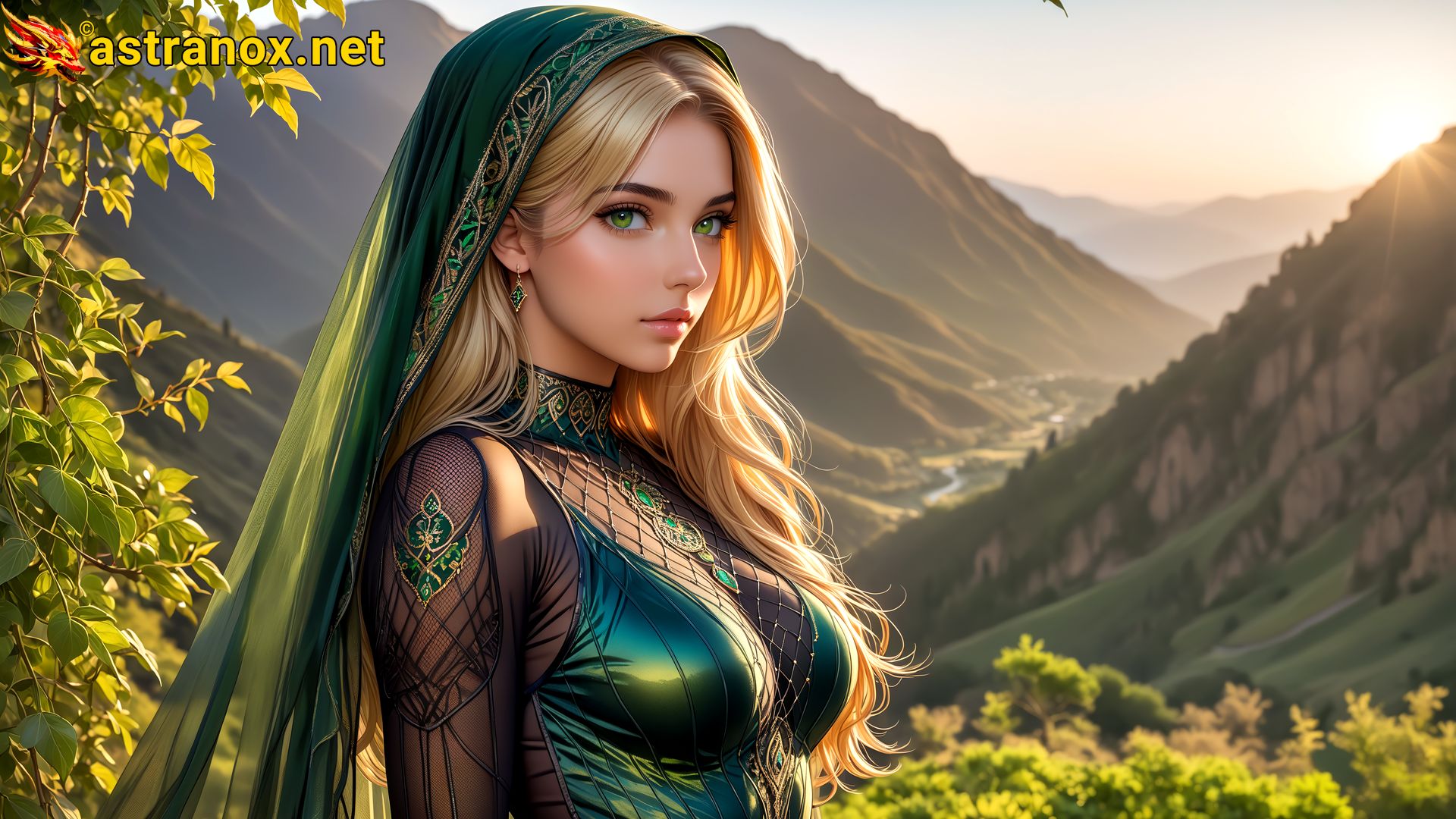 Amazing Young Female at - Download Free 4K Wallpaper Fantasy wallpaper with Eyes and Hair.