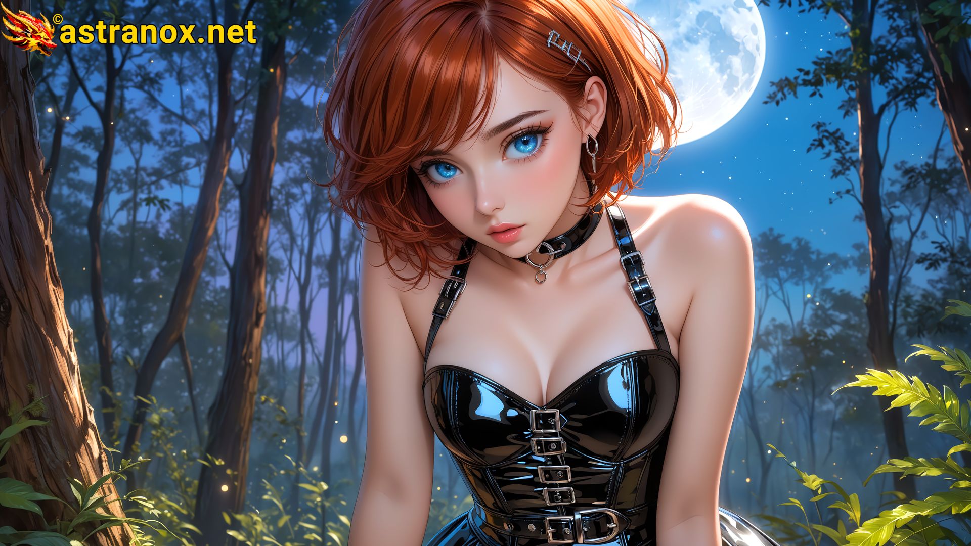 Amazing Young Female at - Download Free 4K Wallpaper Fantasy wallpaper with Eyes and Hair.