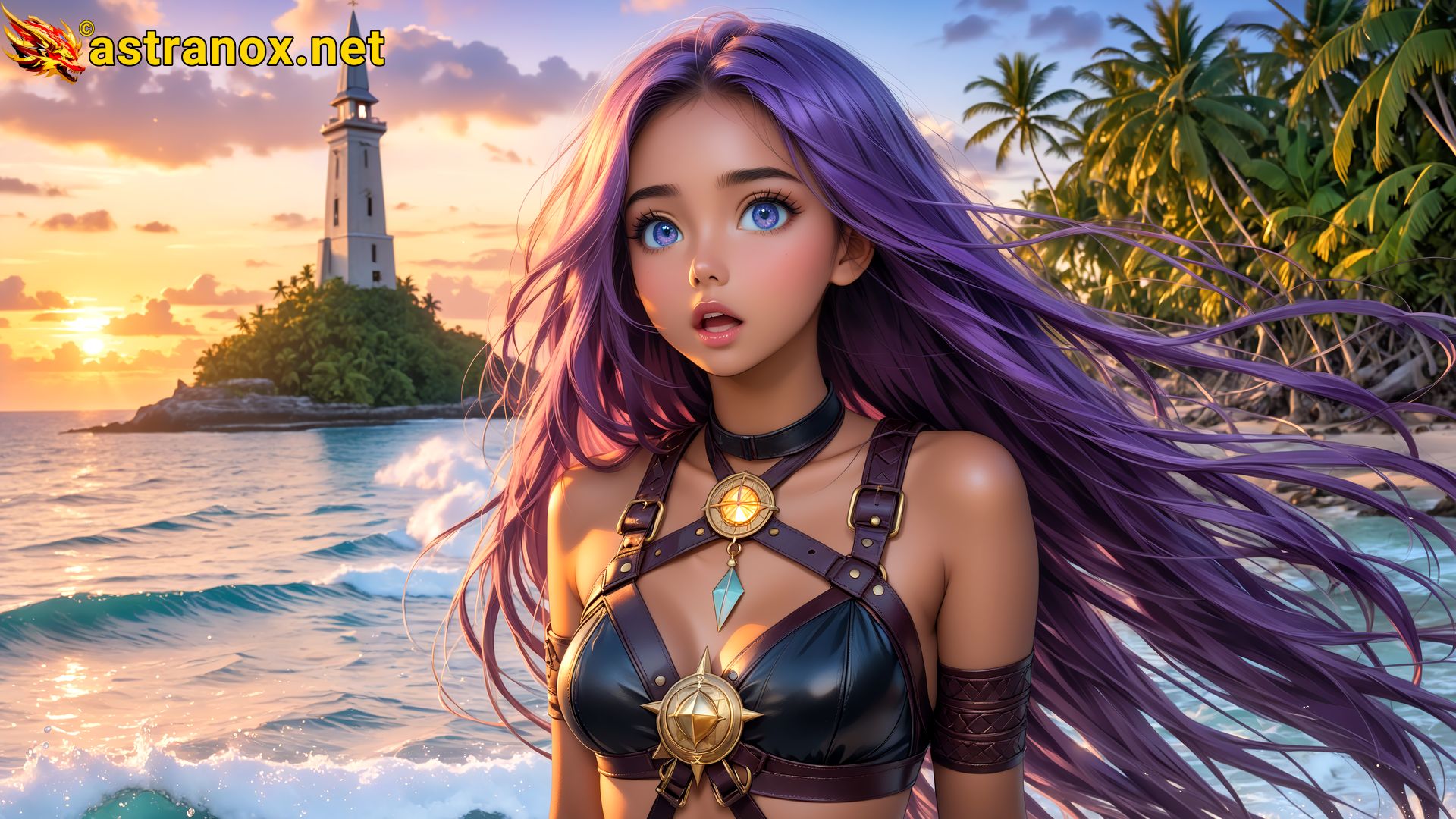 Amazing Young Female at - Download Free 4K Wallpaper Fantasy wallpaper with Eyes and Hair.