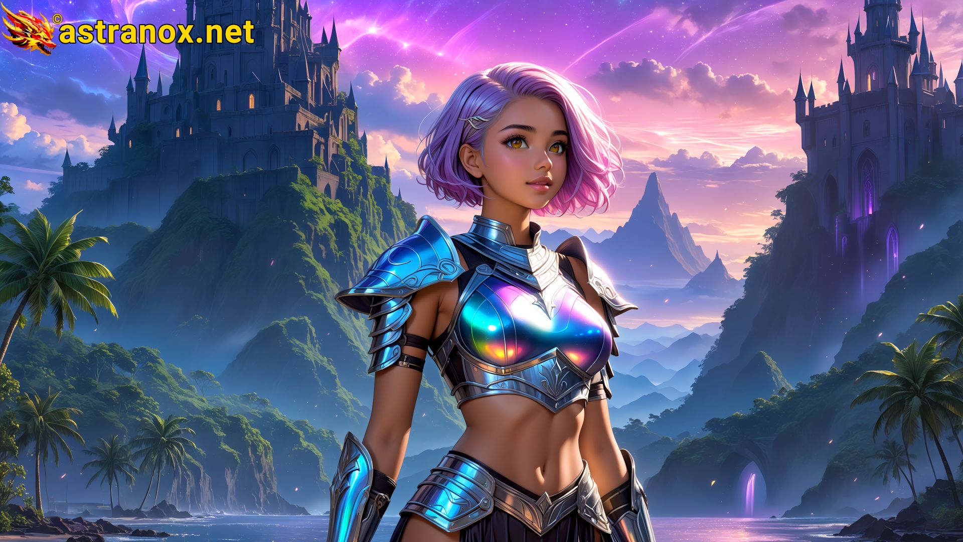 Amazing Young Female at - Download Free 4K Wallpaper Fantasy wallpaper with Eyes and Hair.