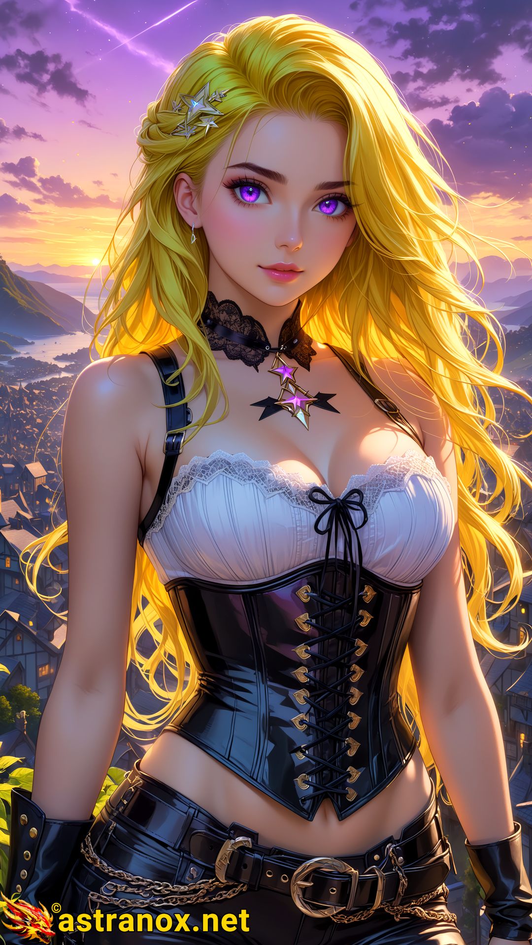 Amazing Young Female at - Download Free 4K Wallpaper Fantasy wallpaper with Eyes and Hair.