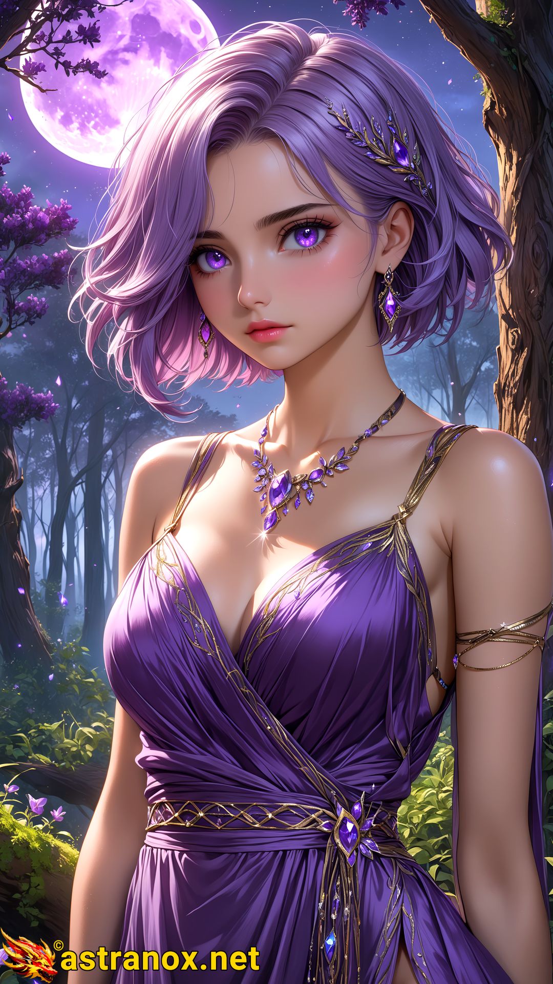 Amazing Young Female at - Download Free 4K Wallpaper Fantasy wallpaper with Eyes and Hair.