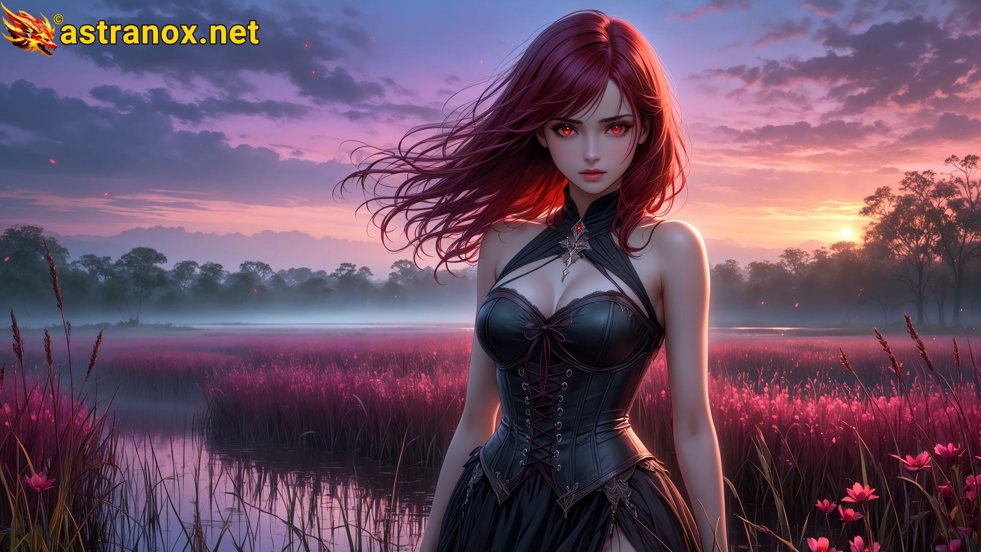Amazing Young Female at - Download Free 4K Wallpaper Fantasy wallpaper with Eyes and Hair.