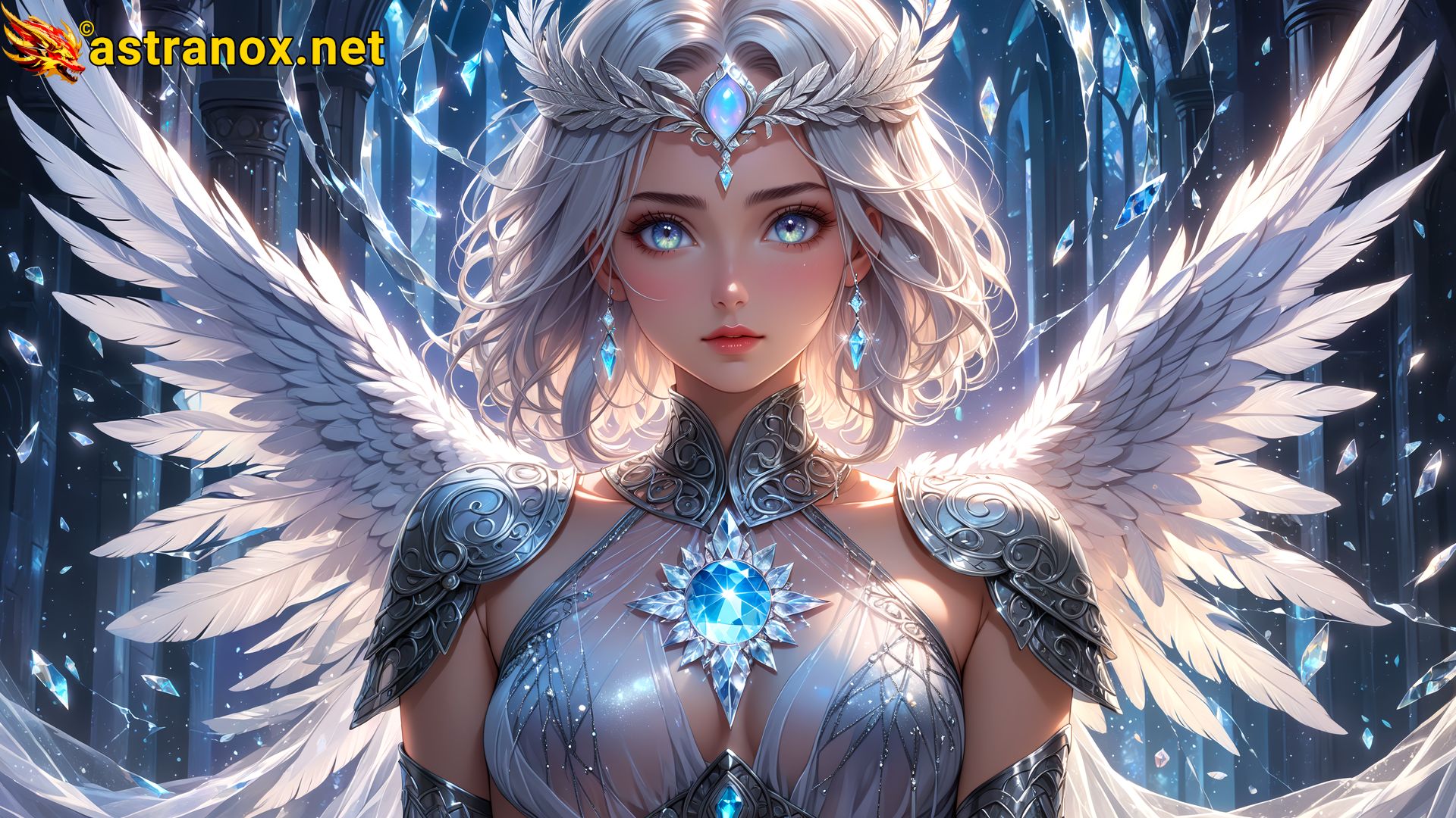 Amazing Young Female at - Download Free 4K Wallpaper Fantasy wallpaper with Eyes and Hair.