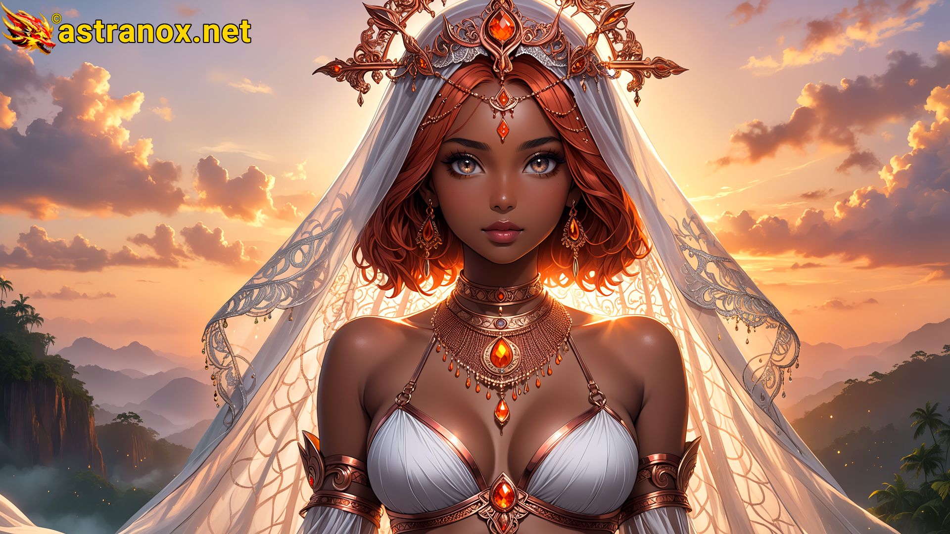 Amazing Young Female at - Download Free 4K Wallpaper Fantasy wallpaper with Eyes and Hair.