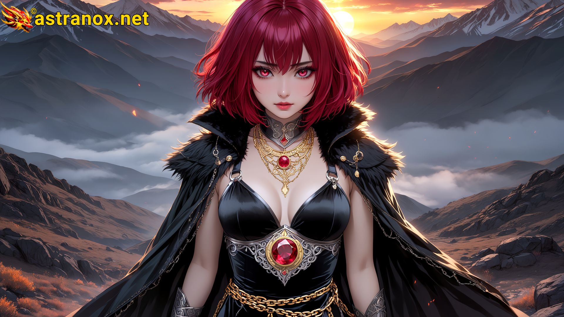 Amazing Young Female at - Download Free 4K Wallpaper Fantasy wallpaper with Eyes and Hair.