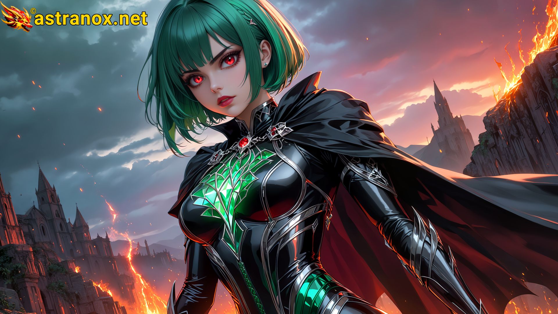 Amazing Young Female at - Download Free 4K Wallpaper Fantasy wallpaper with Eyes and Hair.