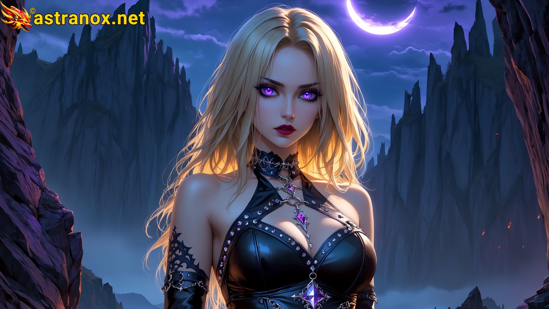 Amazing Young Female at - Download Free 4K Wallpaper Fantasy wallpaper with Eyes and Hair.