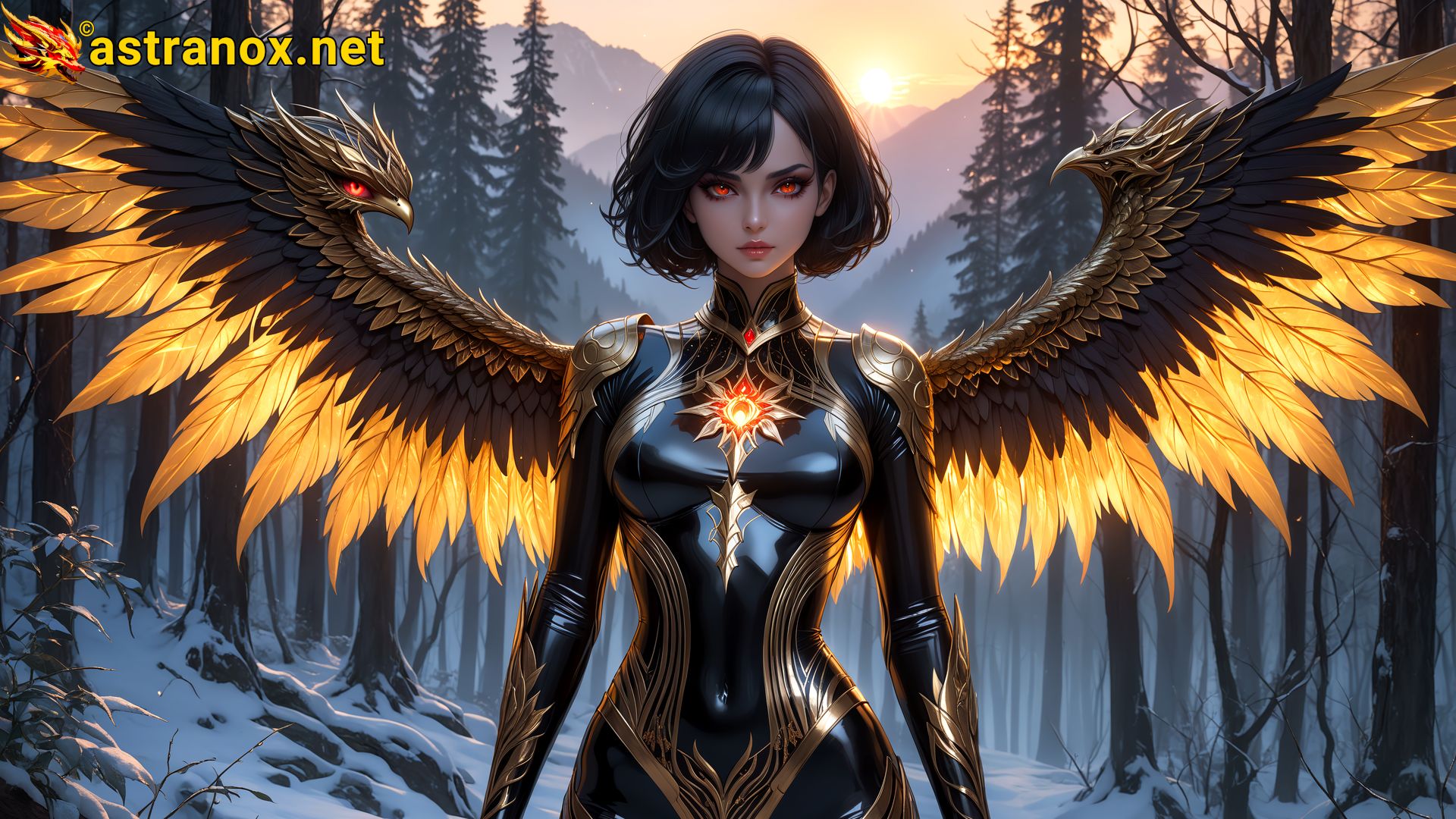 Amazing Young Female at - Download Free 4K Wallpaper Fantasy wallpaper with Eyes and Hair.