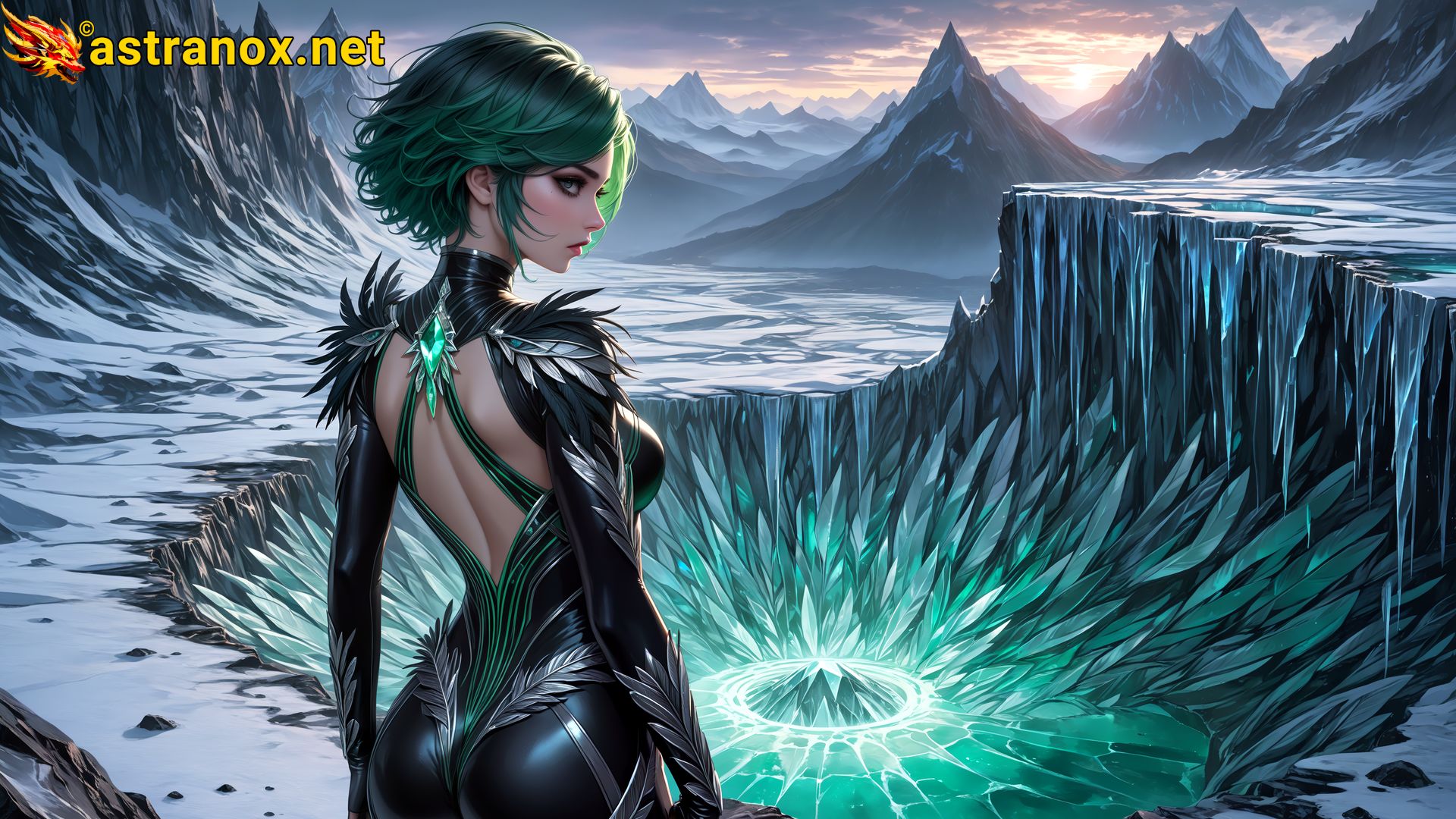 Amazing Young Female at - Download Free 4K Wallpaper Fantasy wallpaper with Eyes and Hair.