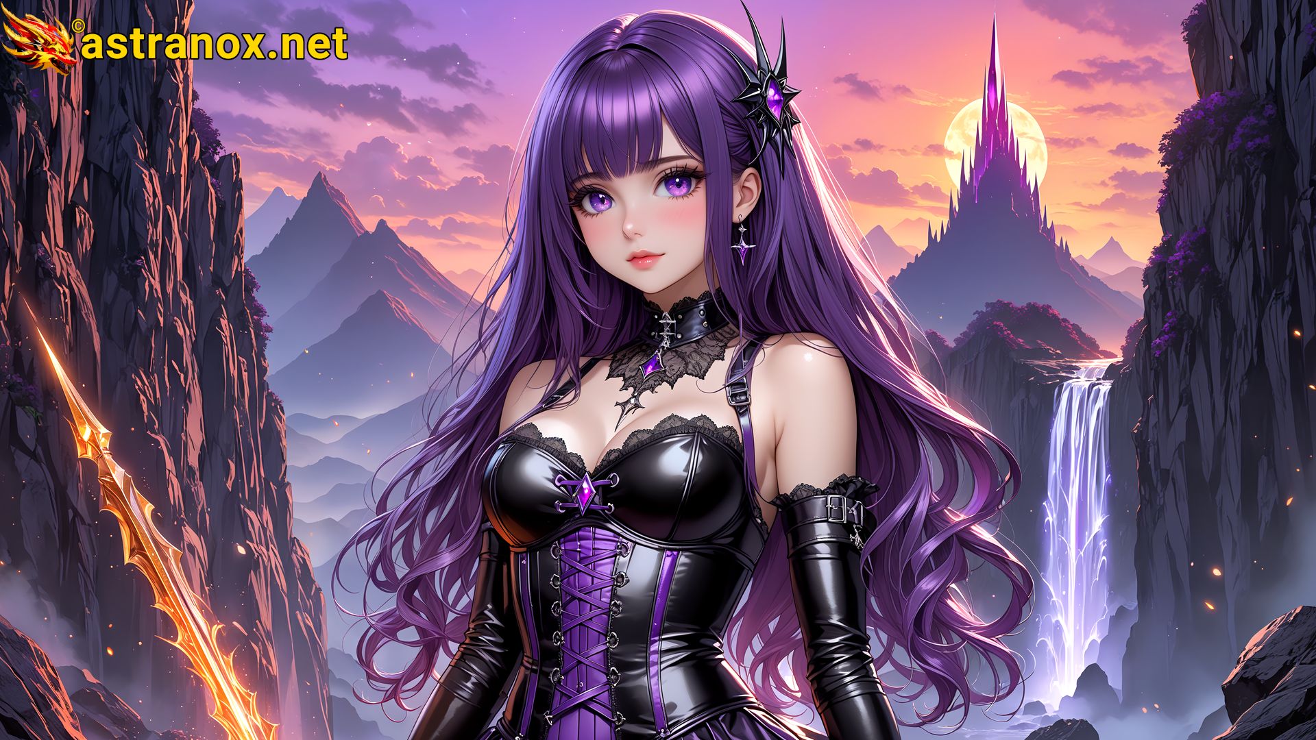 Amazing Young Female at - Download Free 4K Wallpaper Fantasy wallpaper with Eyes and Hair.