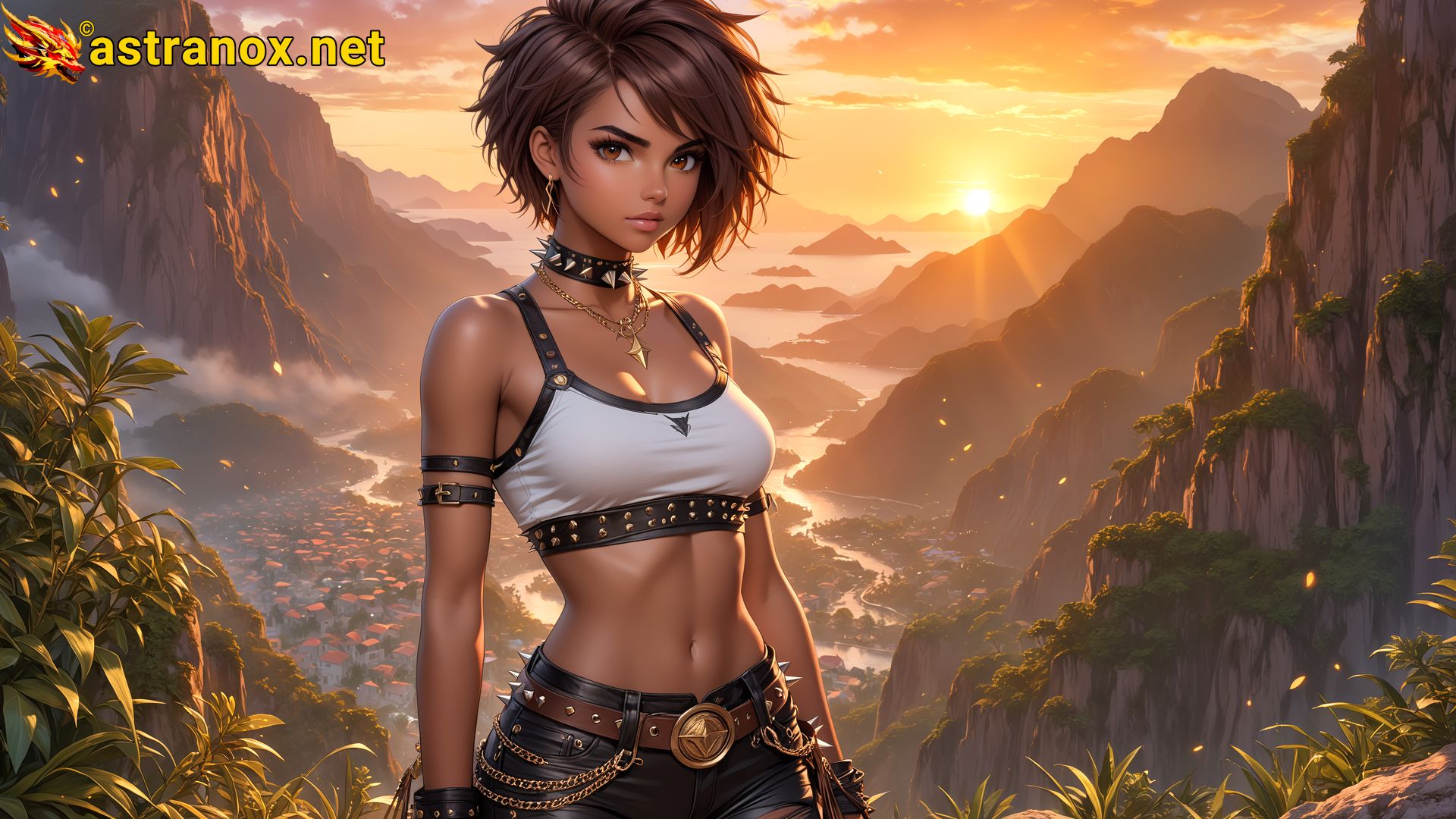 Amazing Young Female at - Download Free 4K Wallpaper Fantasy wallpaper with Eyes and Hair.