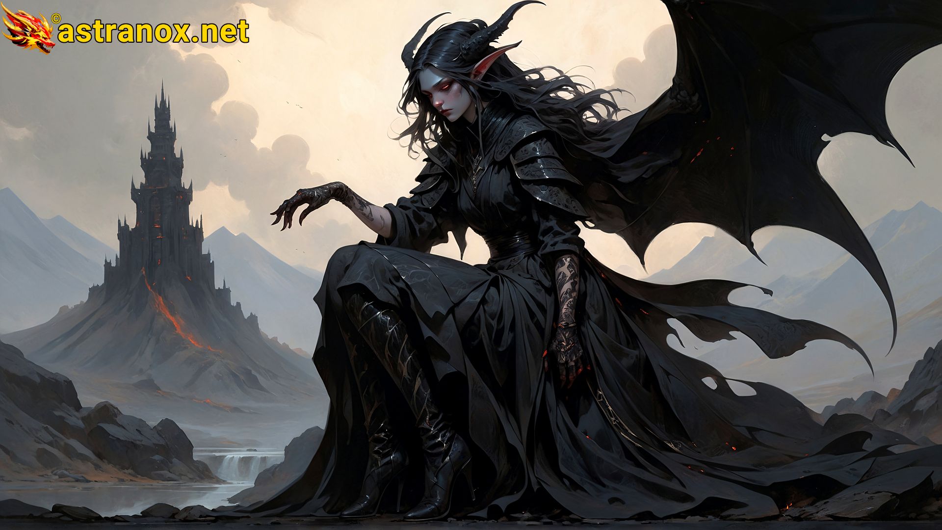 Amazing Young Female at - Download Free 4K Wallpaper Fantasy wallpaper with Eyes and Hair.