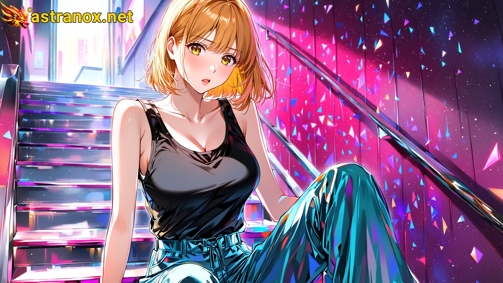 Amazing Young Female at - Download Free 4K Wallpaper Fantasy wallpaper with Eyes and Hair.