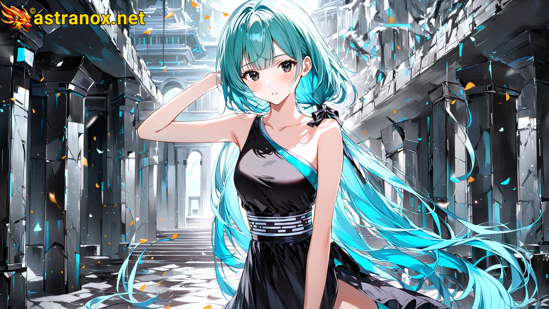Amazing Young Female at - Download Free 4K Wallpaper Fantasy wallpaper with Eyes and Hair.