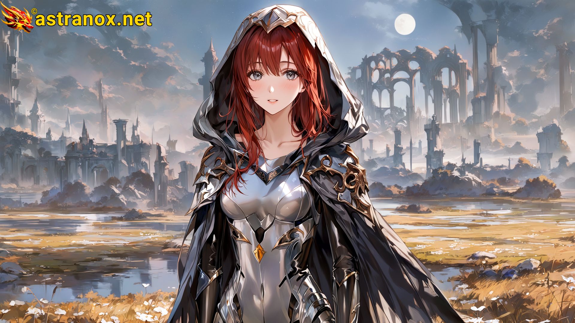 Amazing Young Female at - Download Free 4K Wallpaper Fantasy wallpaper with Eyes and Hair.