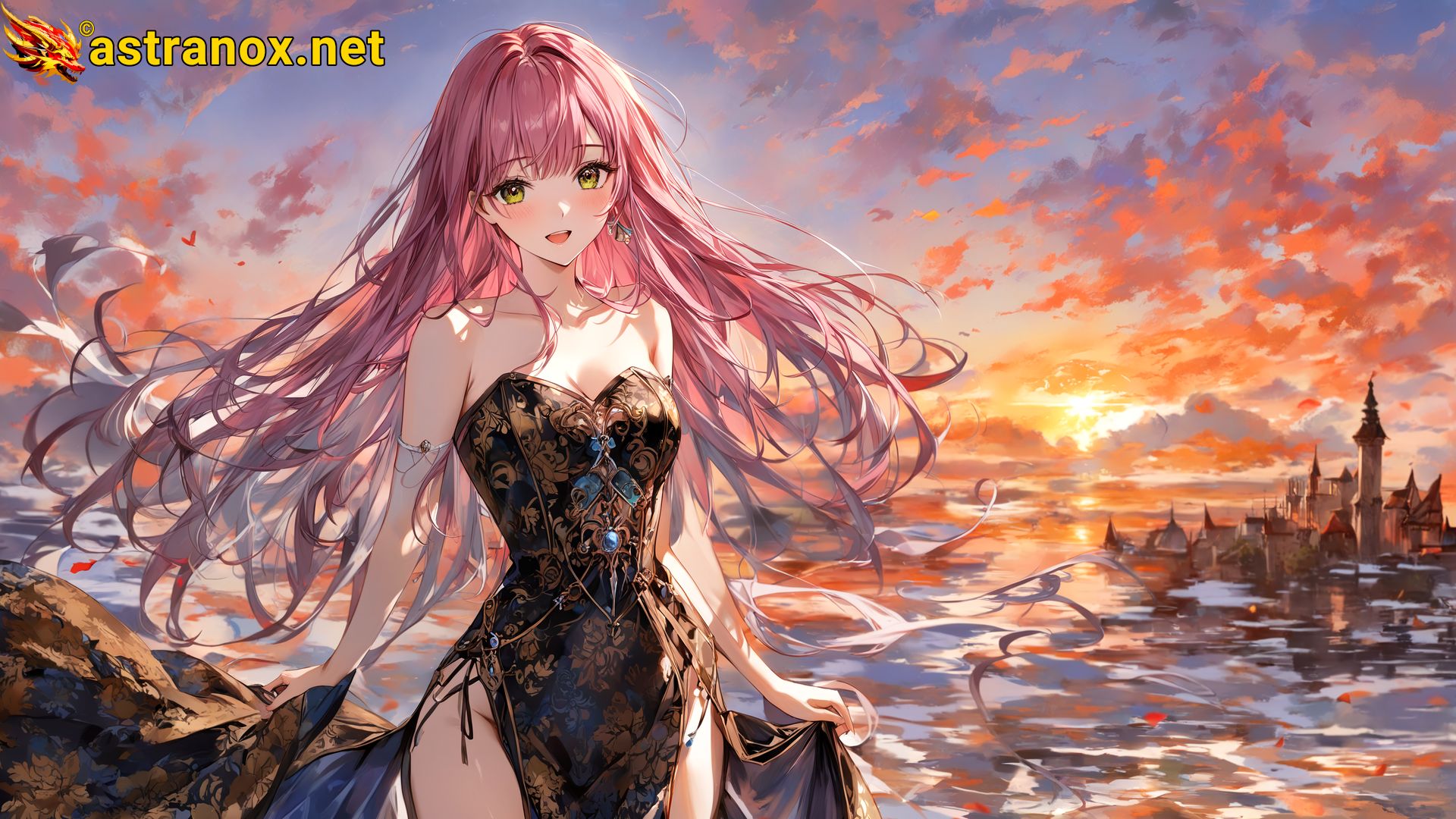 Amazing Young Female at - Download Free 4K Wallpaper Fantasy wallpaper with Eyes and Hair.
