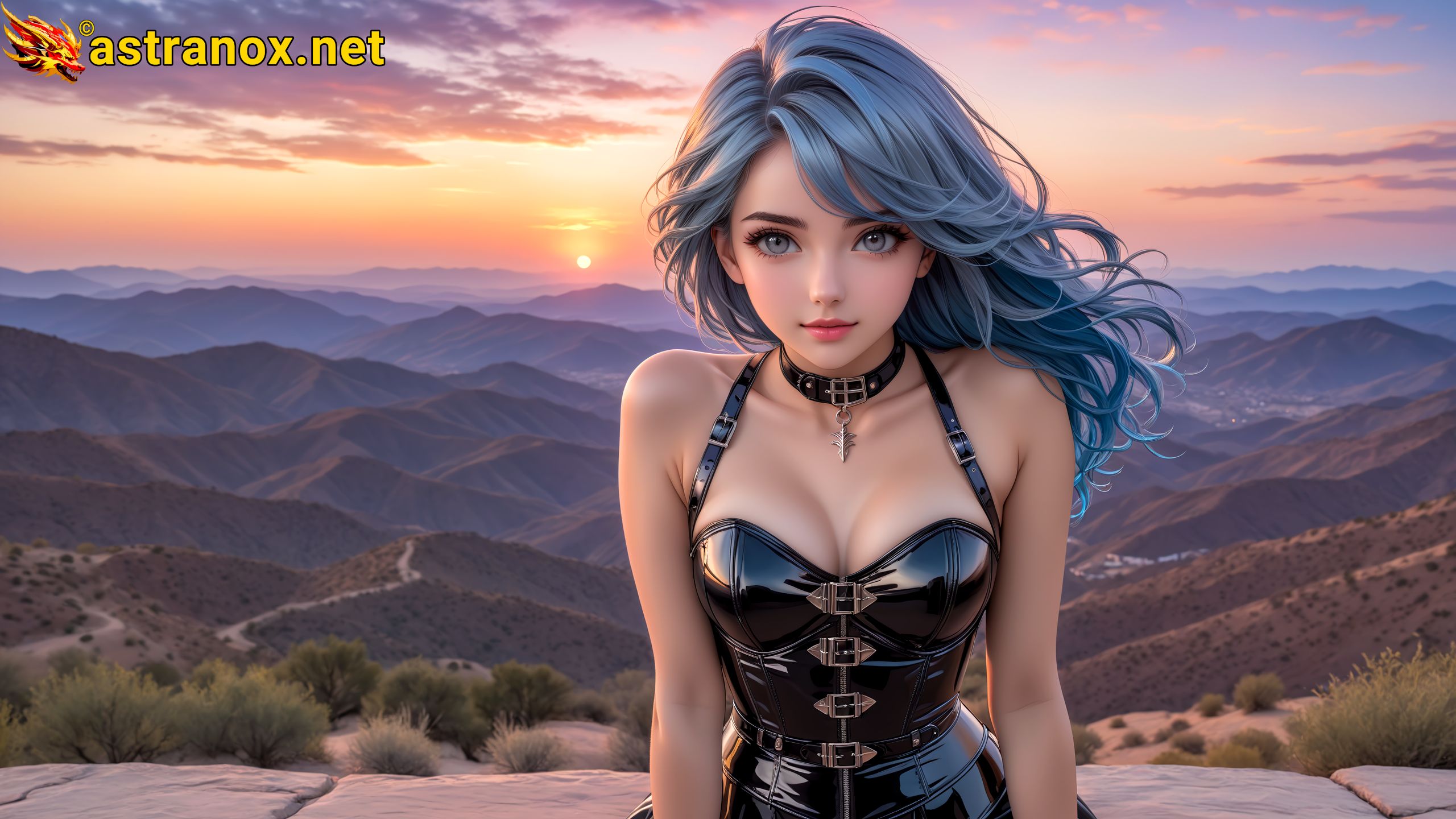 Amazing Young Female at - Download Free 4K Wallpaper Fantasy wallpaper with Eyes and Hair.