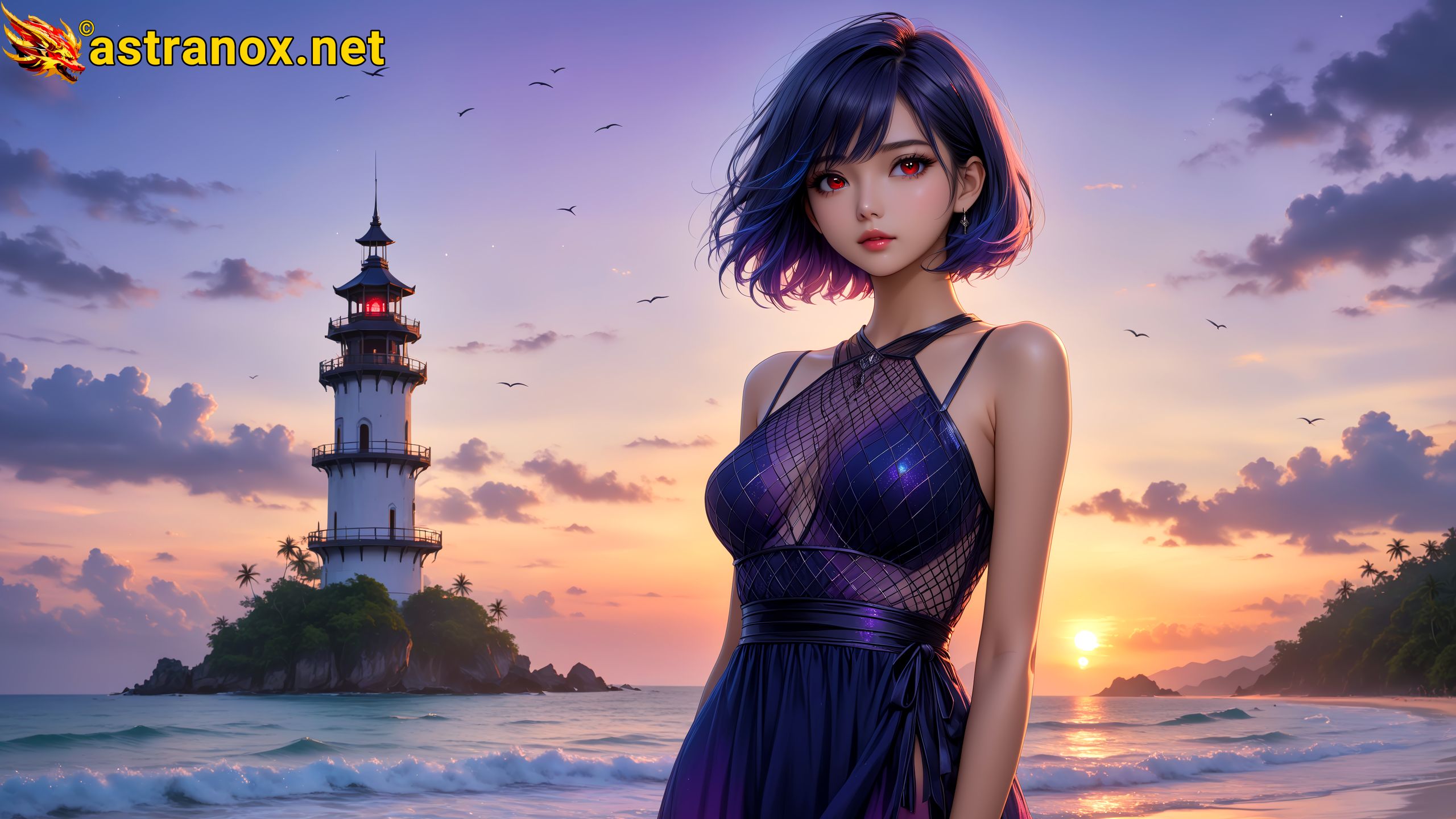 Amazing Young Female at - Download Free 4K Wallpaper Fantasy wallpaper with Eyes and Hair.