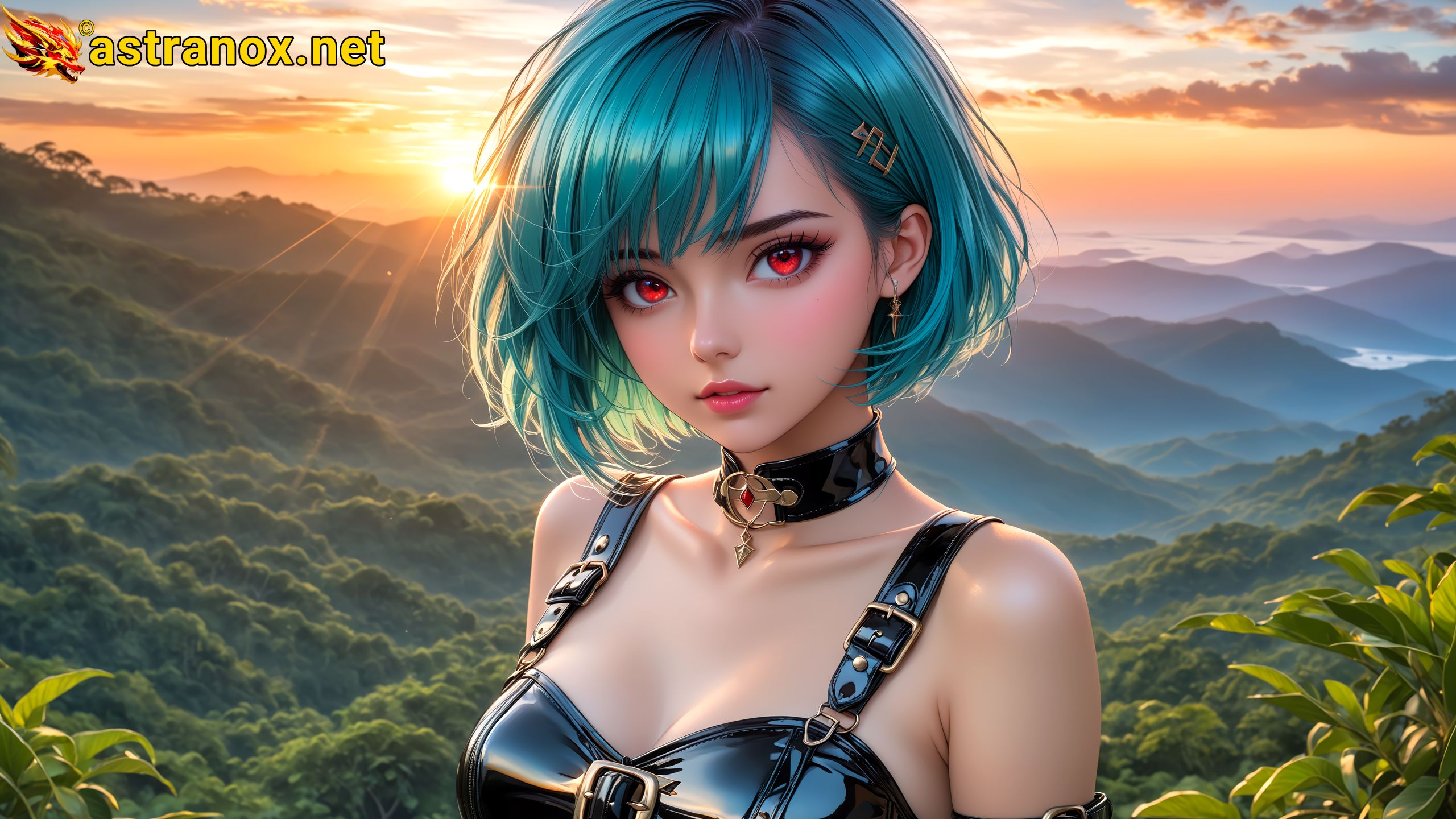Amazing Young Female at - Download Free 4K Wallpaper Fantasy wallpaper with Eyes and Hair.