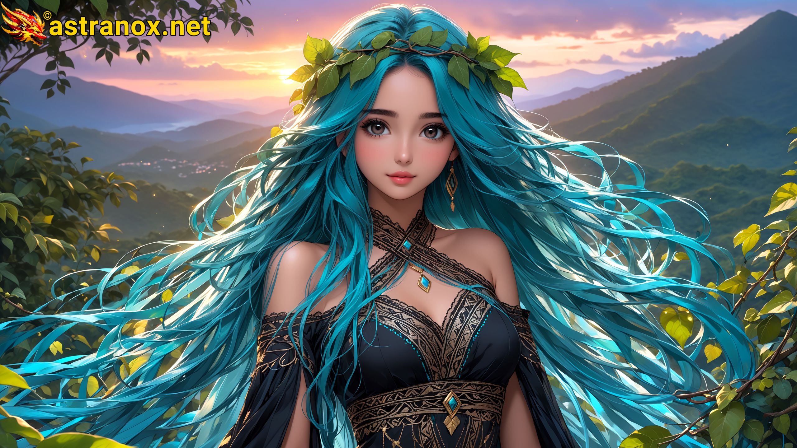 Amazing Young Female at - Download Free 4K Wallpaper Fantasy wallpaper with Eyes and Hair.
