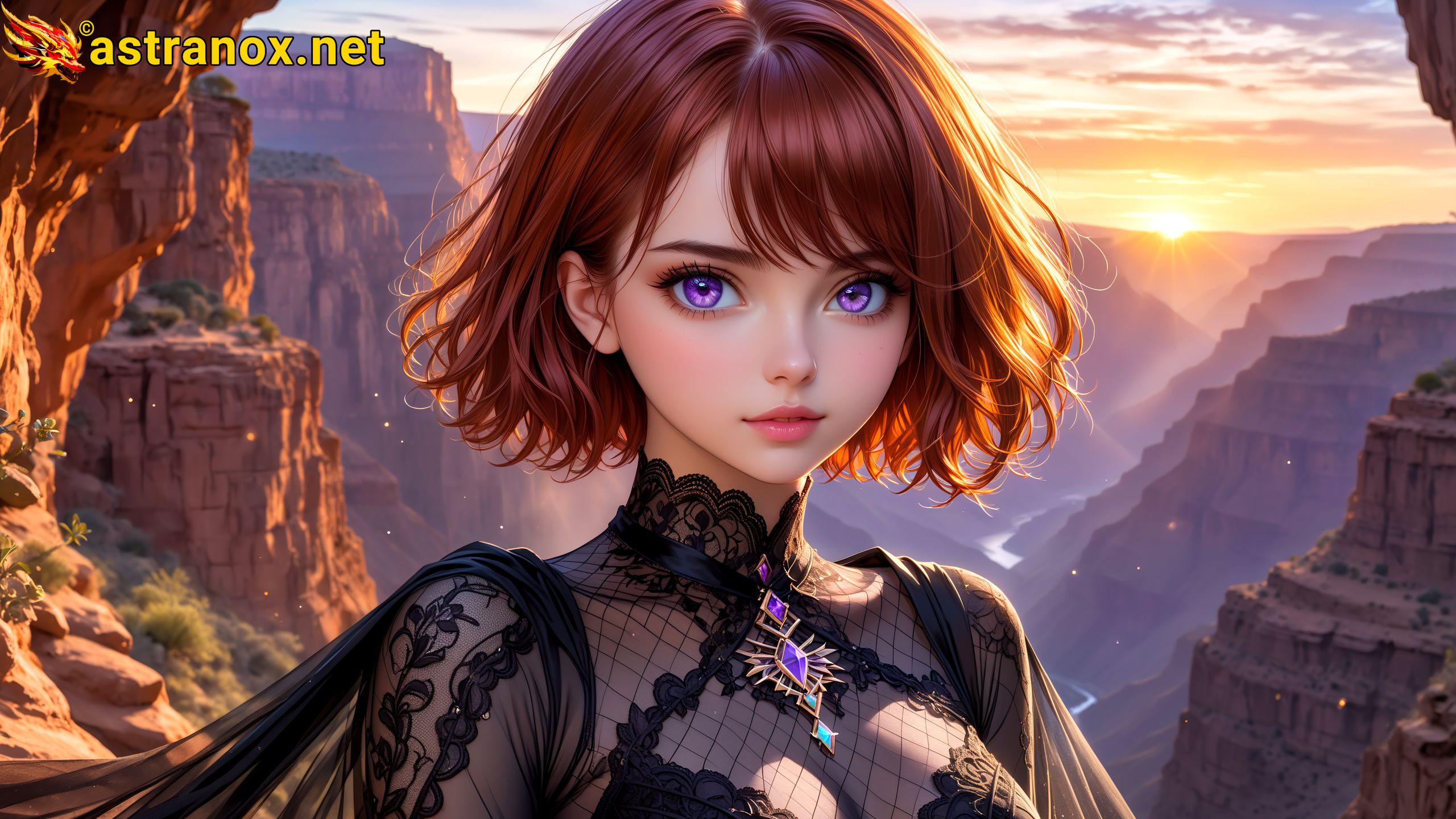 Amazing Young Female at - Download Free 4K Wallpaper Fantasy wallpaper with Eyes and Hair.