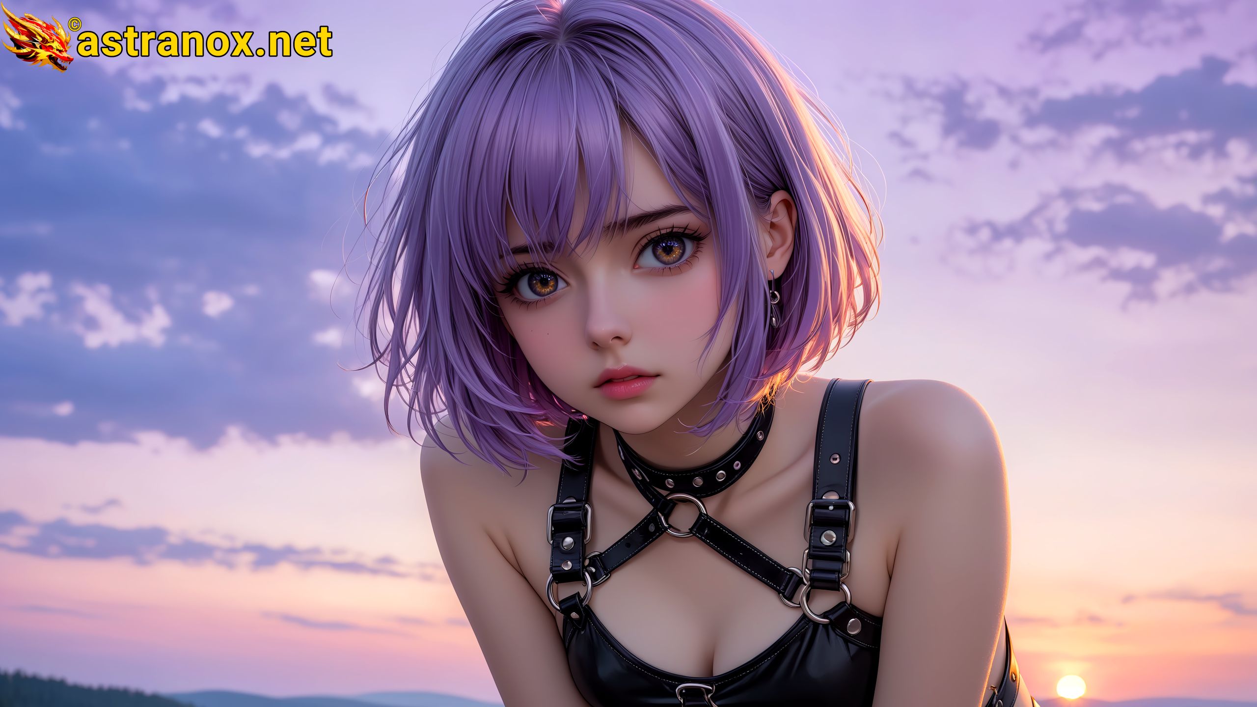 Amazing Young Female at - Download Free 4K Wallpaper Fantasy wallpaper with Eyes and Hair.