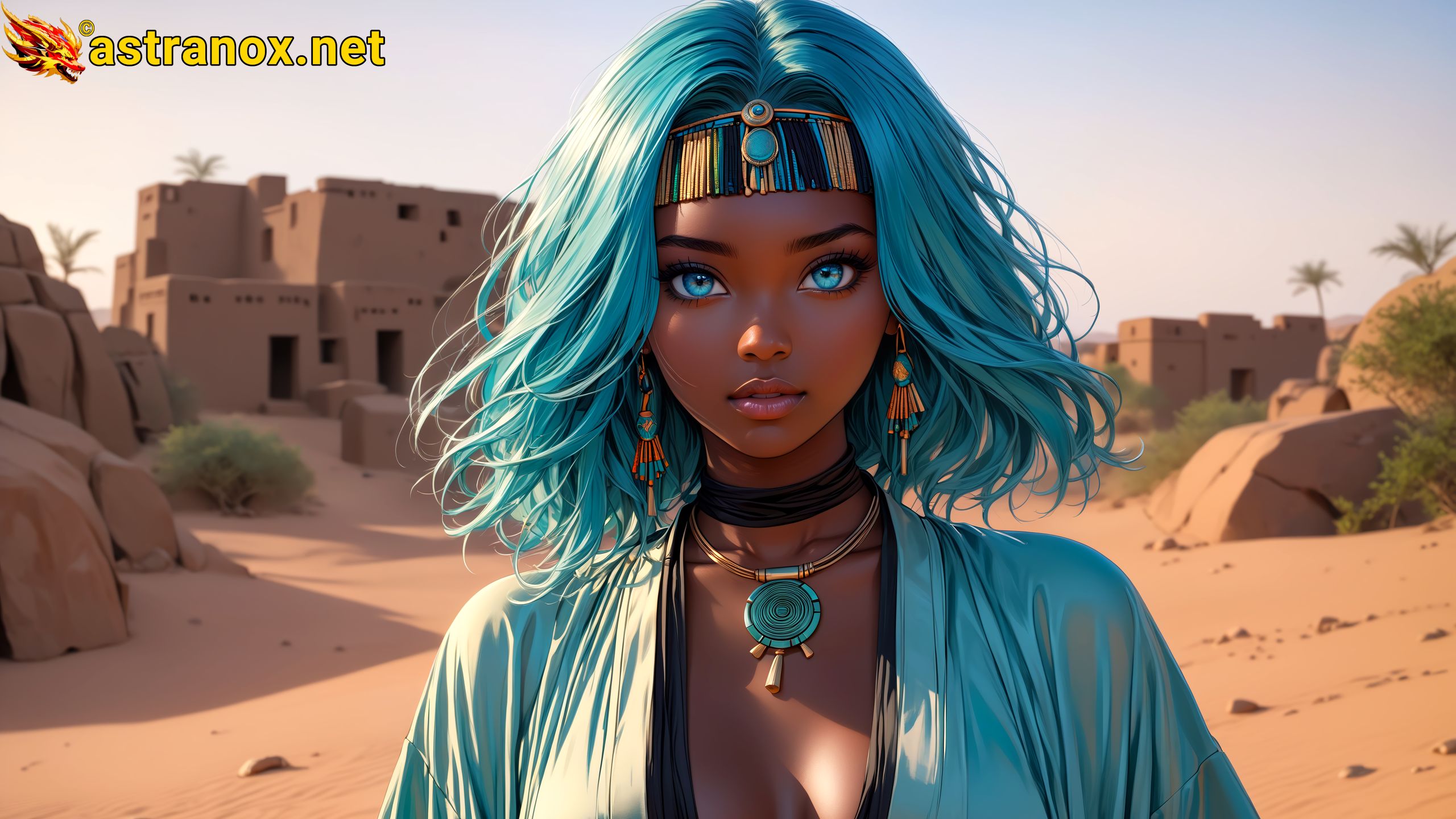 Amazing Young Female at - Download Free 4K Wallpaper Fantasy wallpaper with Eyes and Hair.