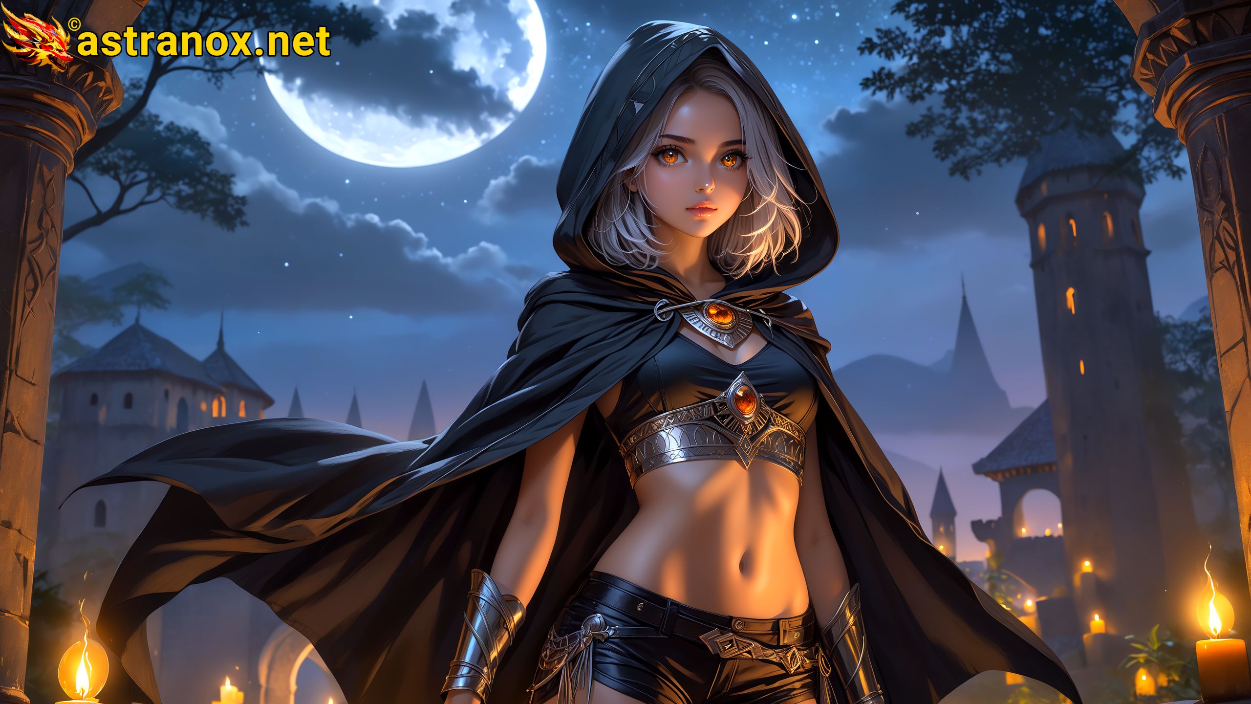 Amazing Young Female at - Download Free 4K Wallpaper Fantasy wallpaper with Eyes and Hair.