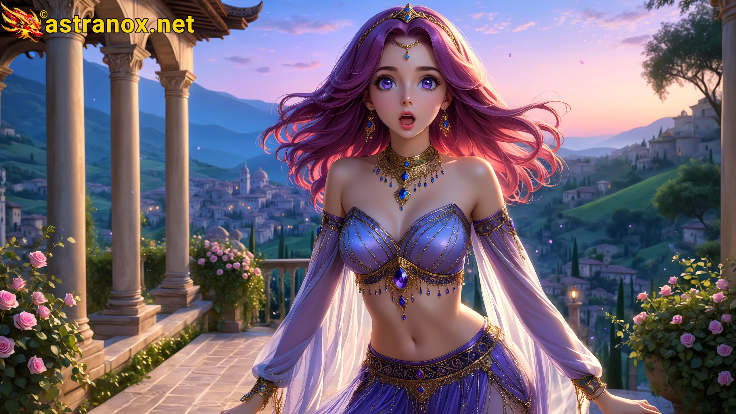 Amazing Young Female at - Download Free 4K Wallpaper Fantasy wallpaper with Eyes and Hair.