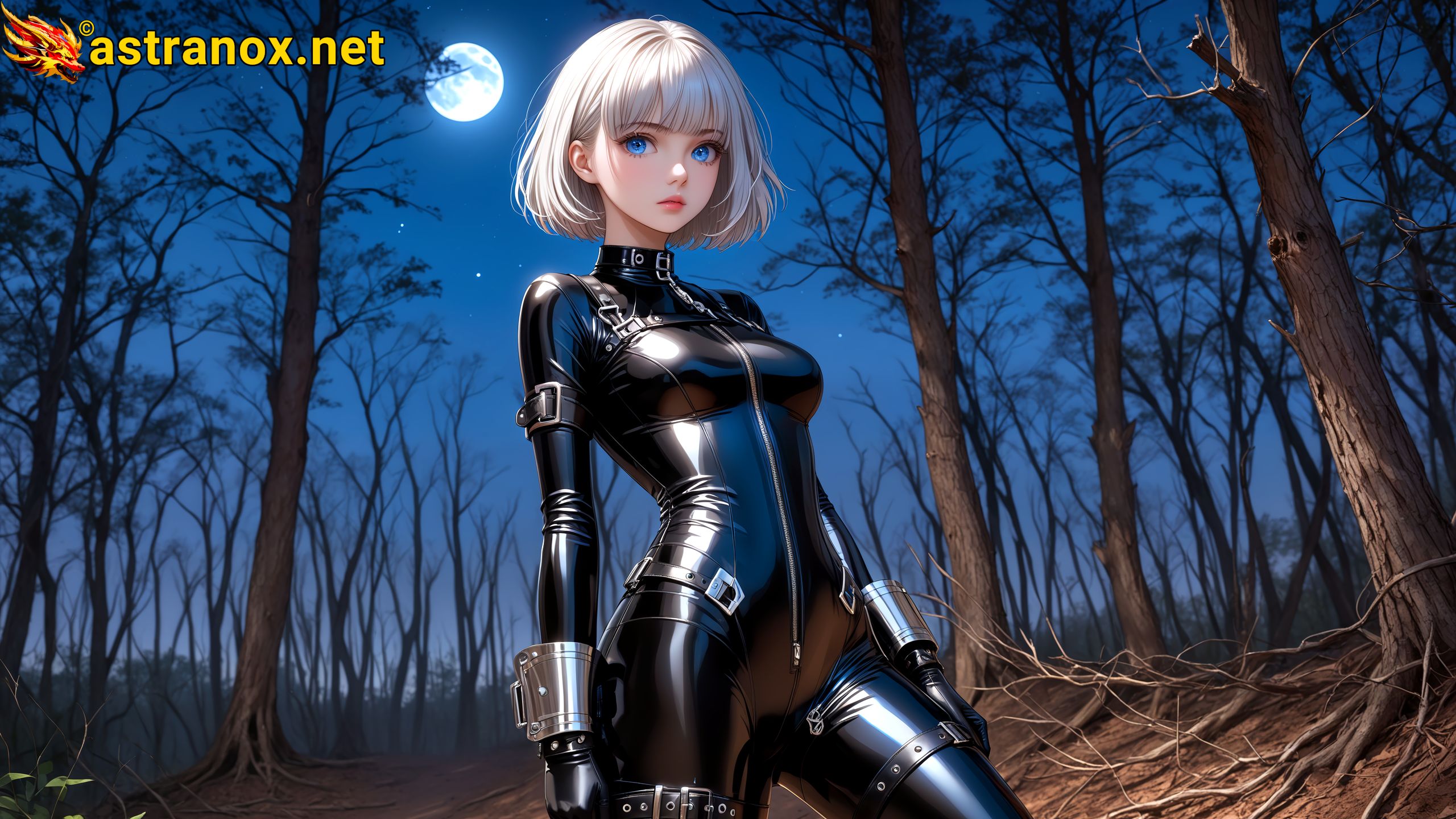 Amazing Young Female at - Download Free 4K Wallpaper Fantasy wallpaper with Eyes and Hair.