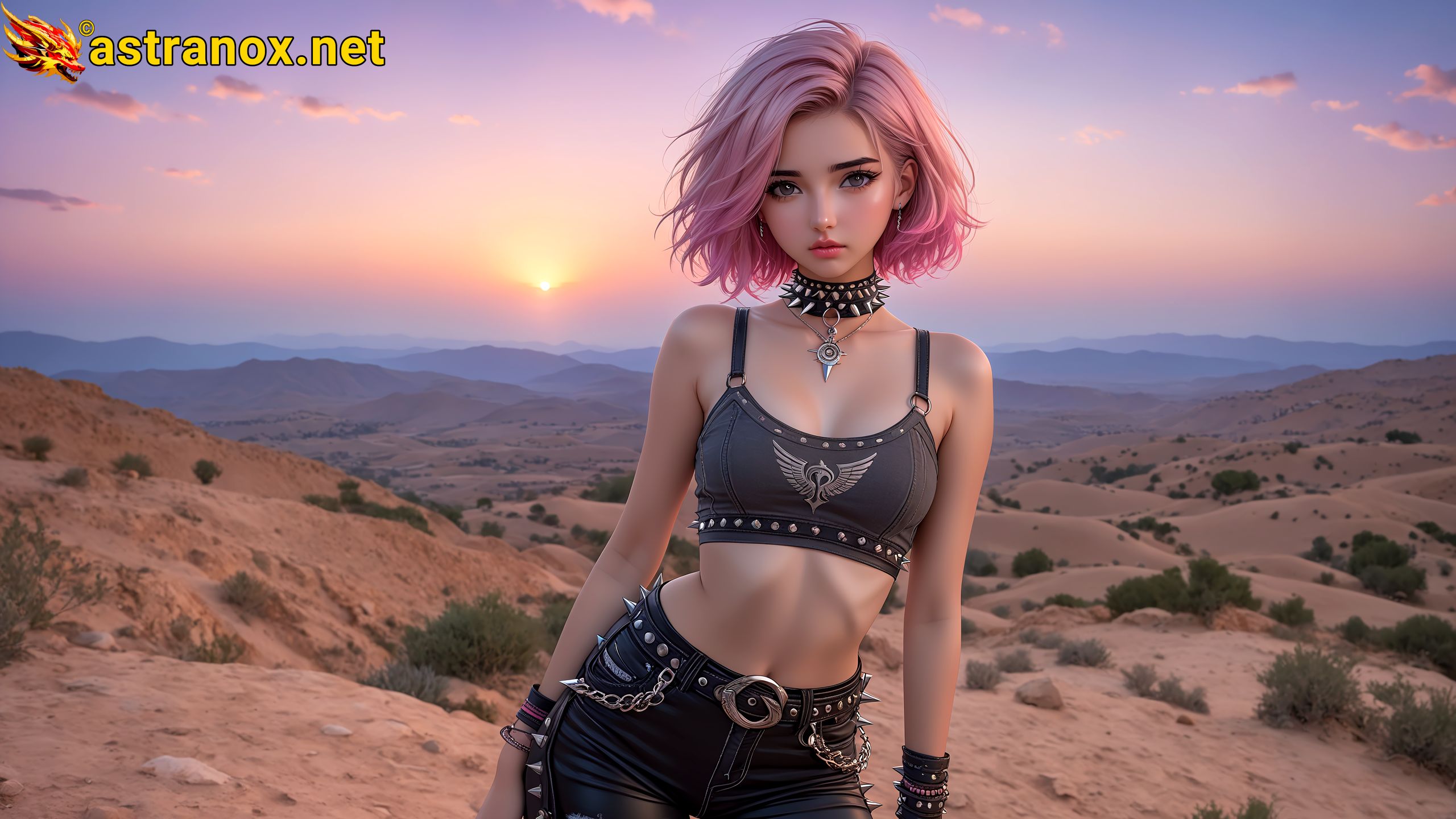 Amazing Young Female at - Download Free 4K Wallpaper Fantasy wallpaper with Eyes and Hair.