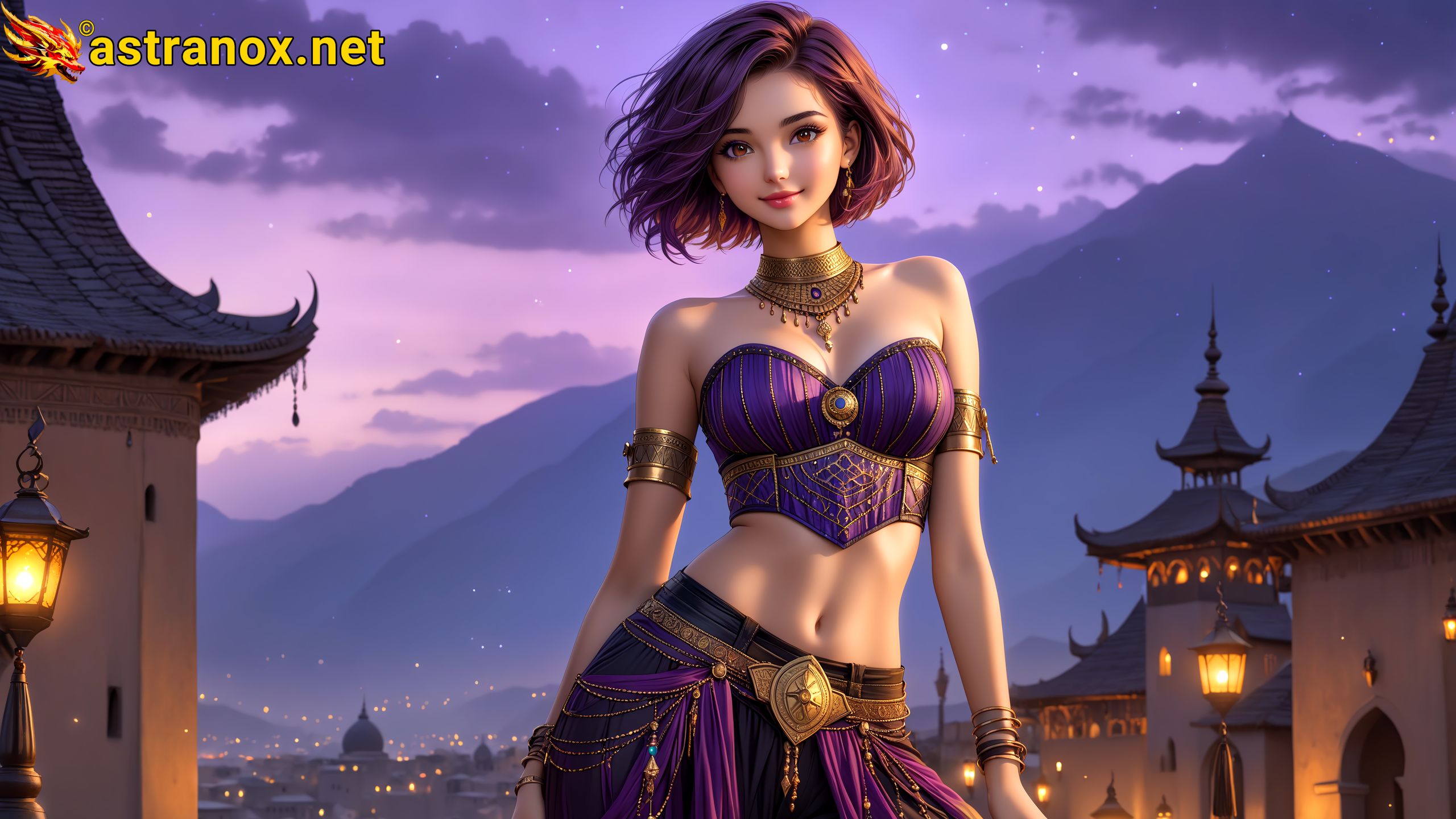 Amazing Young Female at - Download Free 4K Wallpaper Fantasy wallpaper with Eyes and Hair.