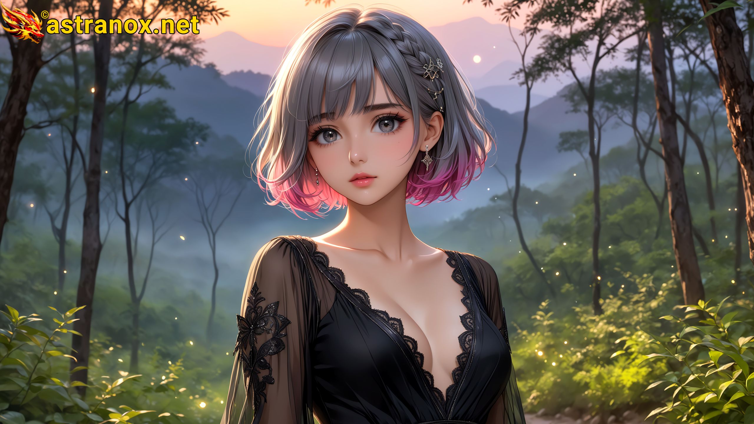 Amazing Young Female at - Download Free 4K Wallpaper Fantasy wallpaper with Eyes and Hair.