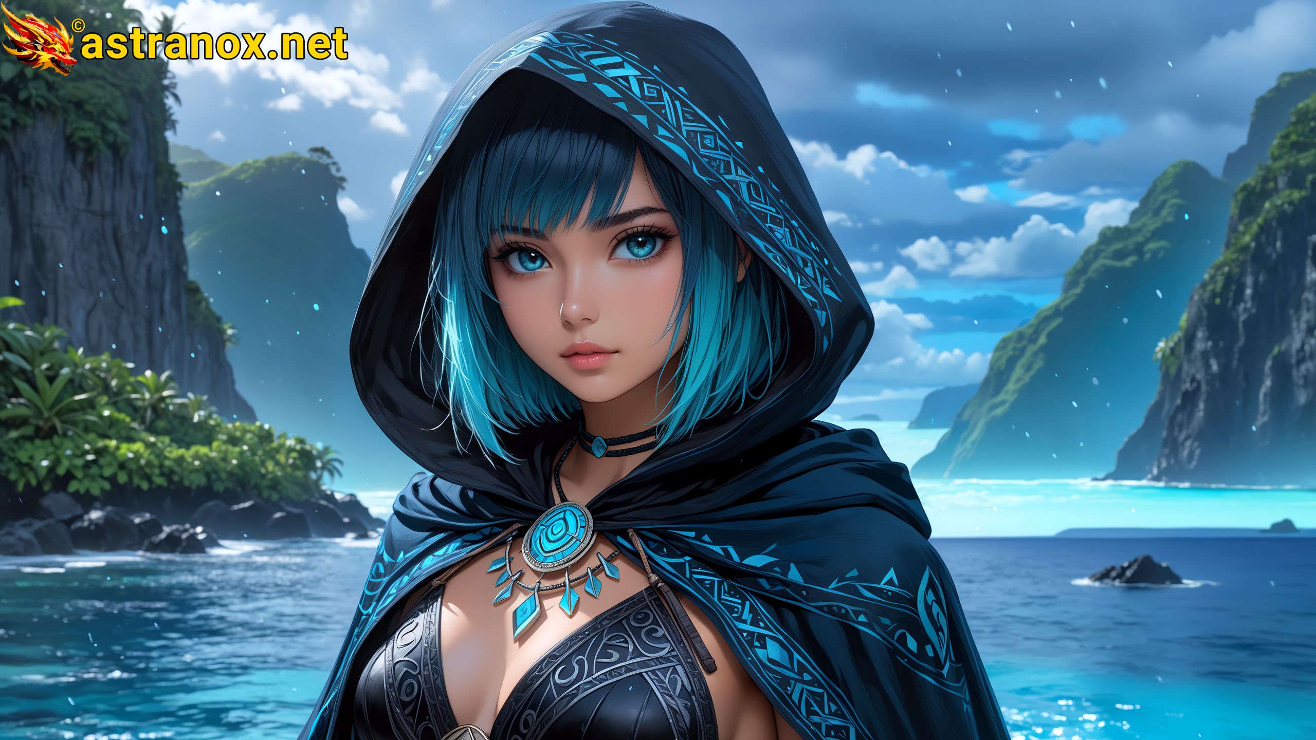 Amazing Young Female at - Download Free 4K Wallpaper Fantasy wallpaper with Eyes and Hair.