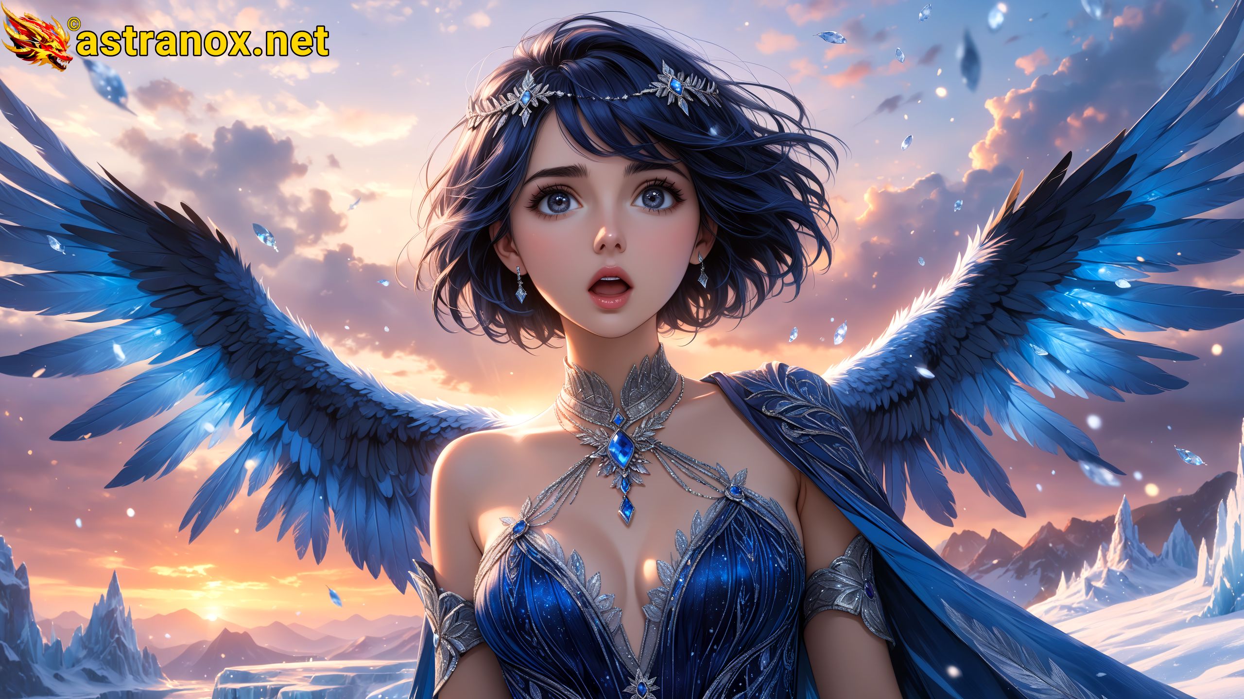 Amazing Young Female at - Download Free 4K Wallpaper Fantasy wallpaper with Eyes and Hair.