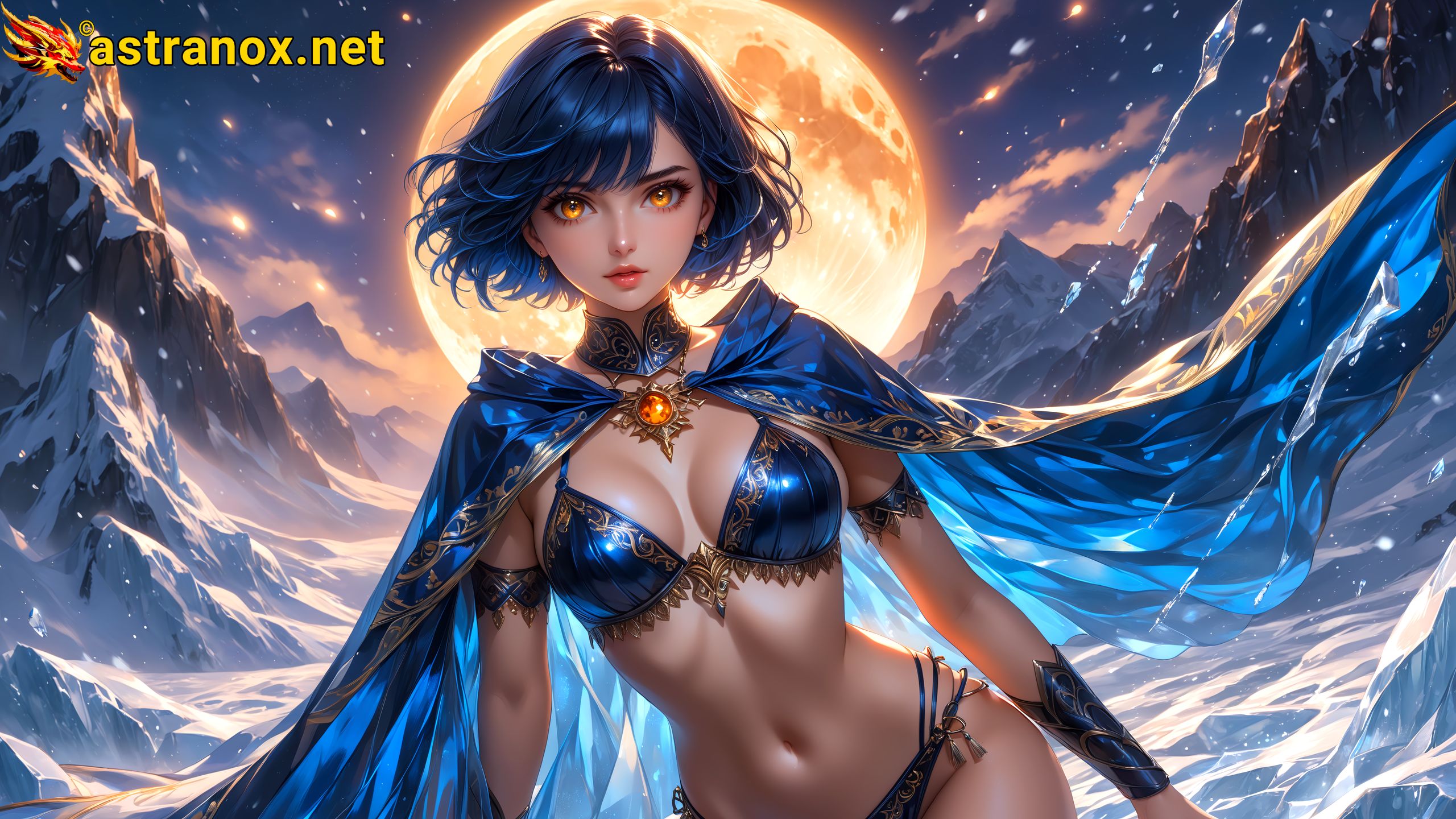Amazing Young Female at - Download Free 4K Wallpaper Fantasy wallpaper with Eyes and Hair.