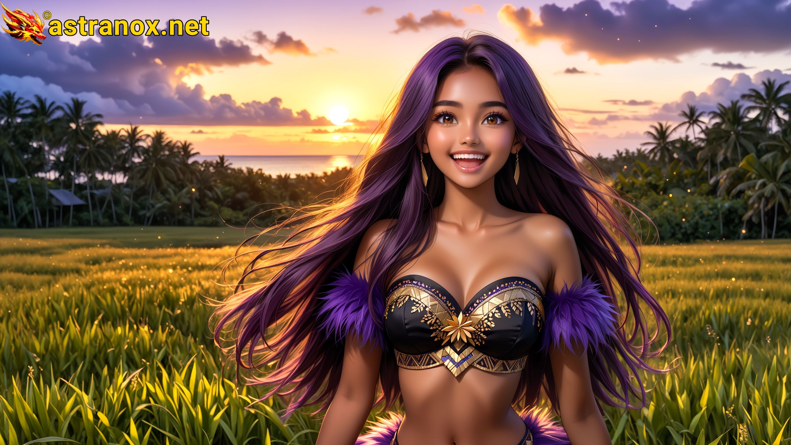 Amazing Young Female at - Download Free 4K Wallpaper Fantasy wallpaper with Eyes and Hair.