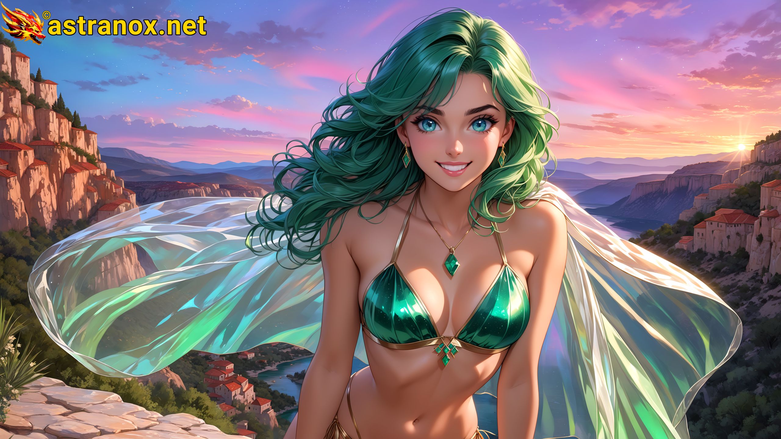 Amazing Young Female at - Download Free 4K Wallpaper Fantasy wallpaper with Eyes and Hair.