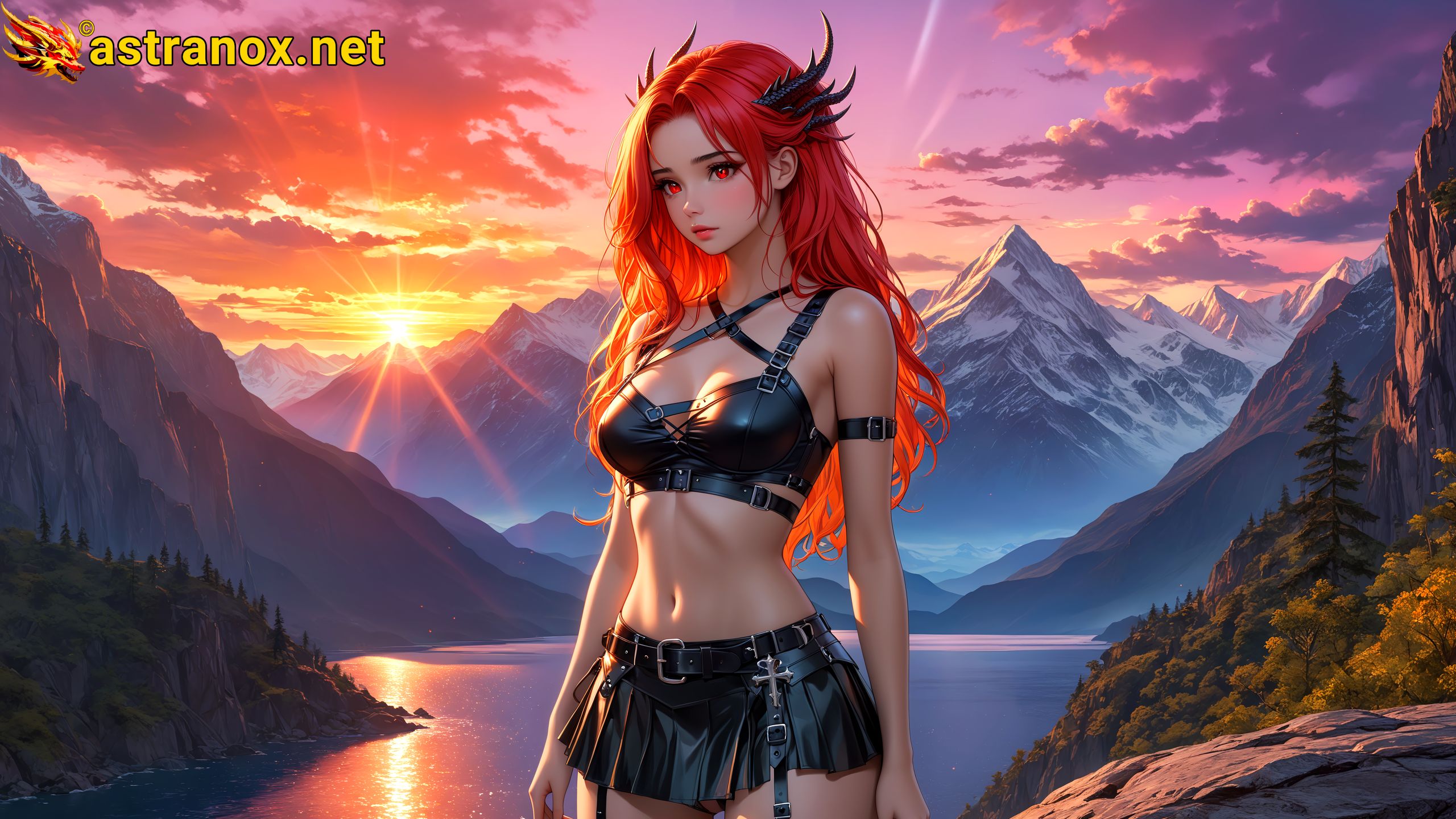 Amazing Young Female at - Download Free 4K Wallpaper Fantasy wallpaper with Eyes and Hair.