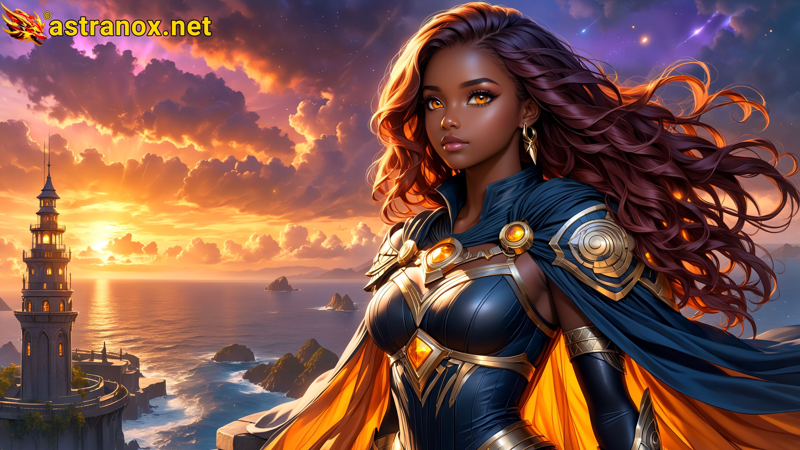 Amazing Young Female at - Download Free 4K Wallpaper Fantasy wallpaper with Eyes and Hair.
