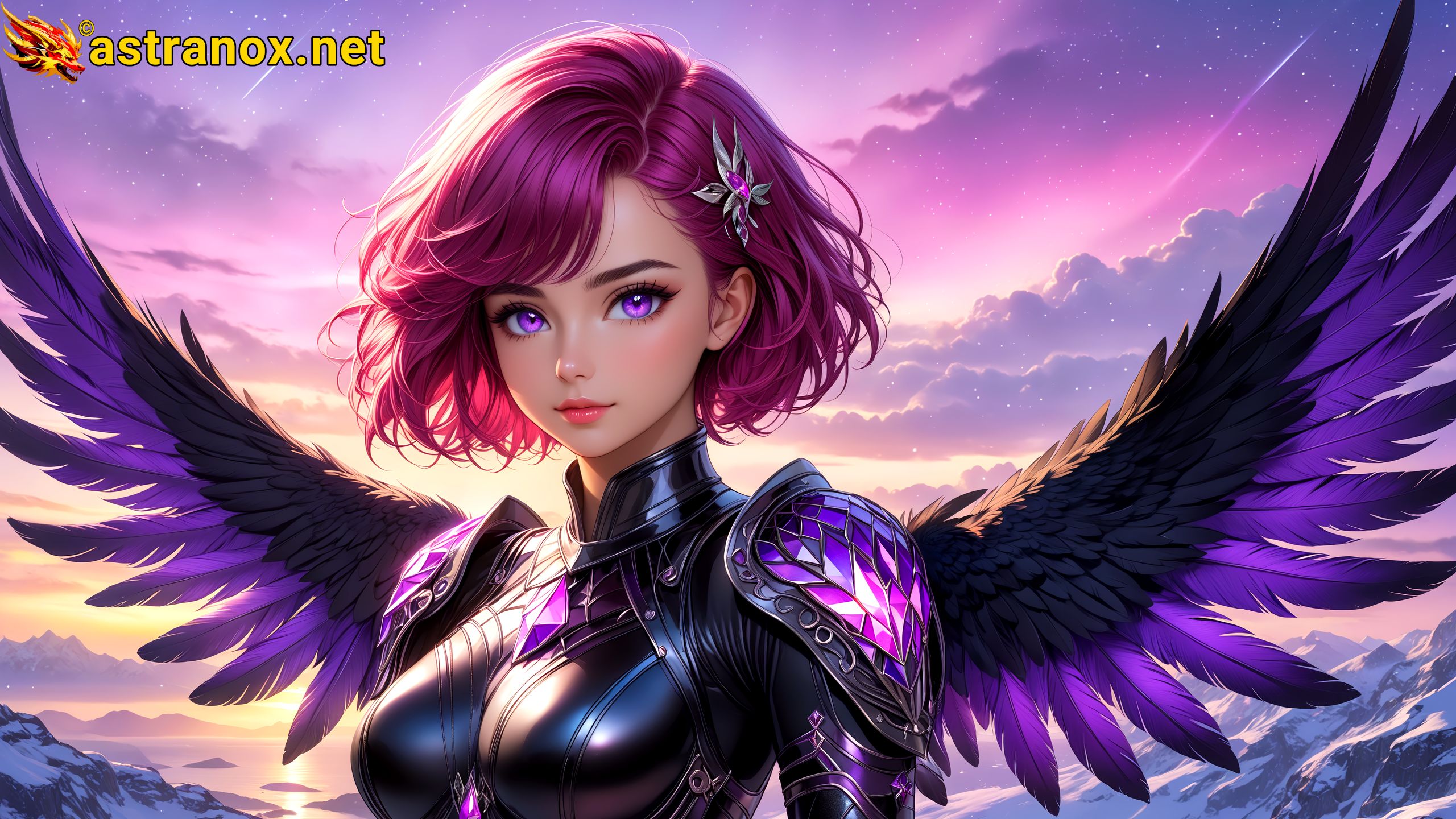 Amazing Young Female at - Download Free 4K Wallpaper Fantasy wallpaper with Eyes and Hair.