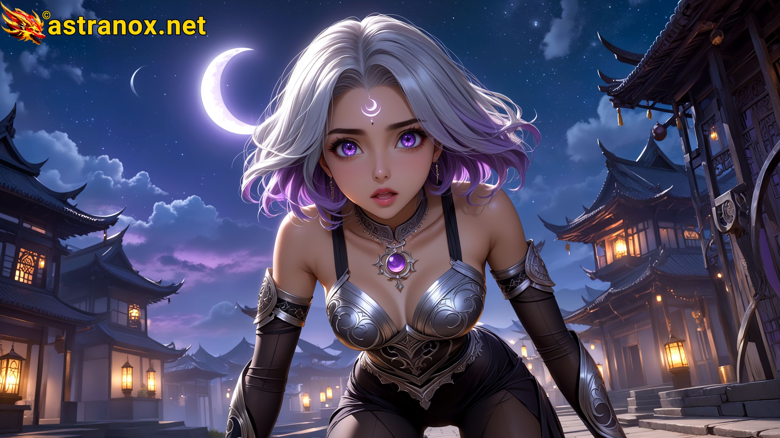 Amazing Young Female at - Download Free 4K Wallpaper Fantasy wallpaper with Eyes and Hair.