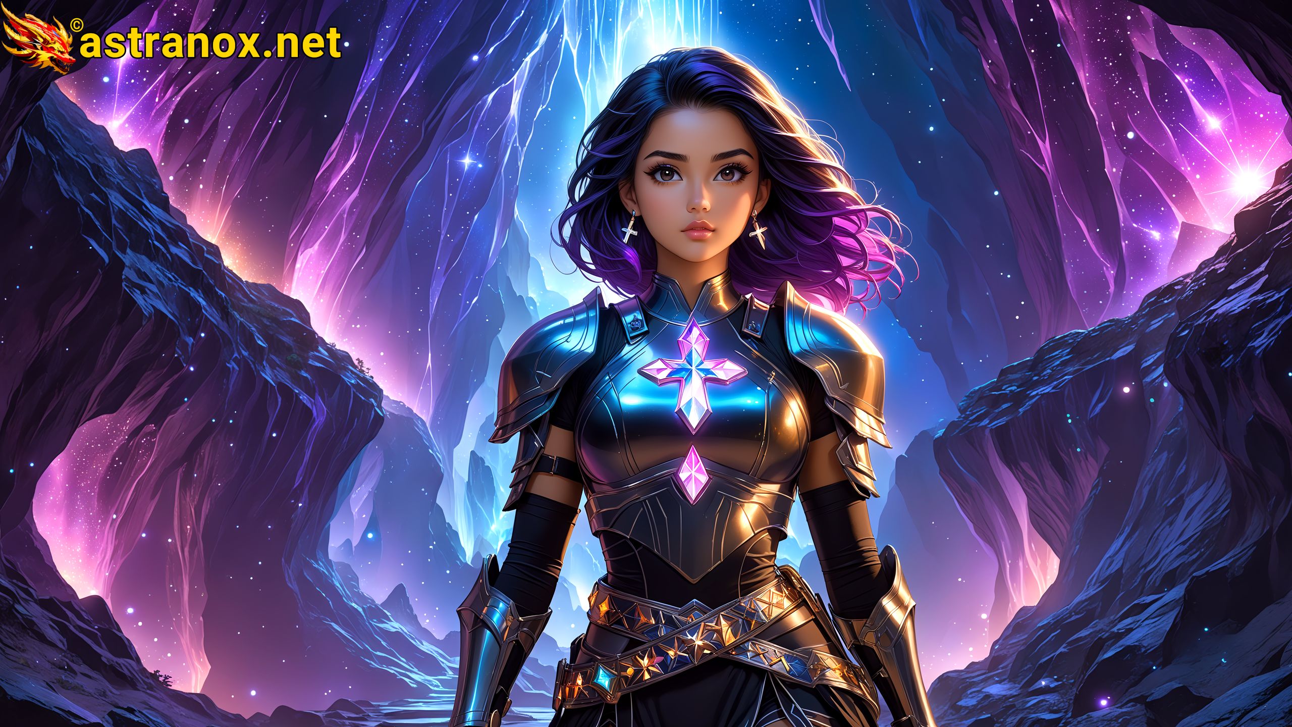 Amazing Young Female at - Download Free 4K Wallpaper Fantasy wallpaper with Eyes and Hair.