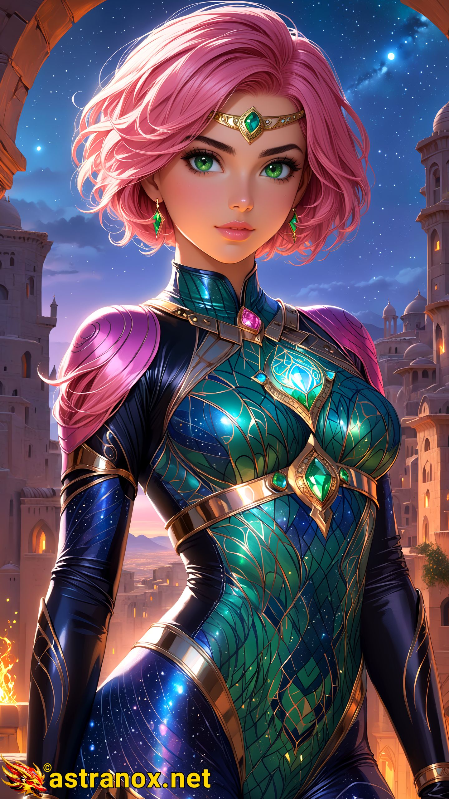 Amazing Young Female at - Download Free 4K Wallpaper Fantasy wallpaper with Eyes and Hair.