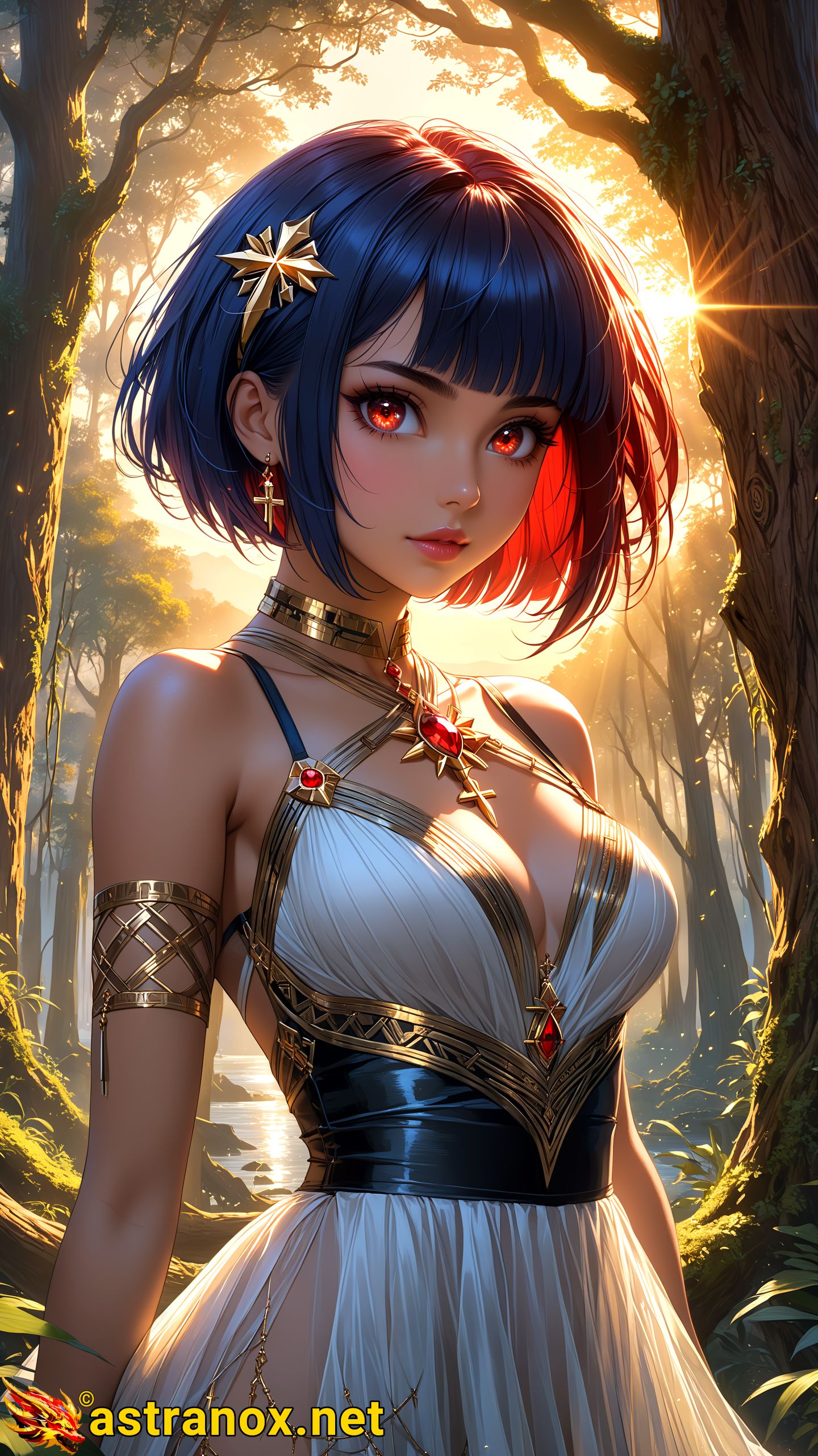 Amazing Young Female at - Download Free 4K Wallpaper Fantasy wallpaper with Eyes and Hair.