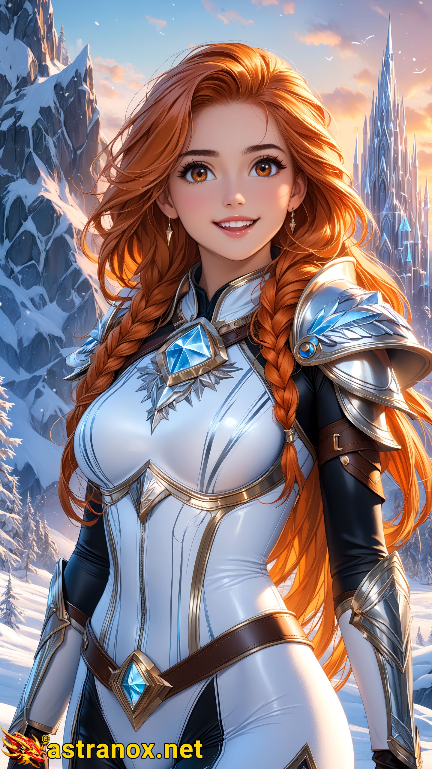 Amazing Young Female at - Download Free 4K Wallpaper Fantasy wallpaper with Eyes and Hair.