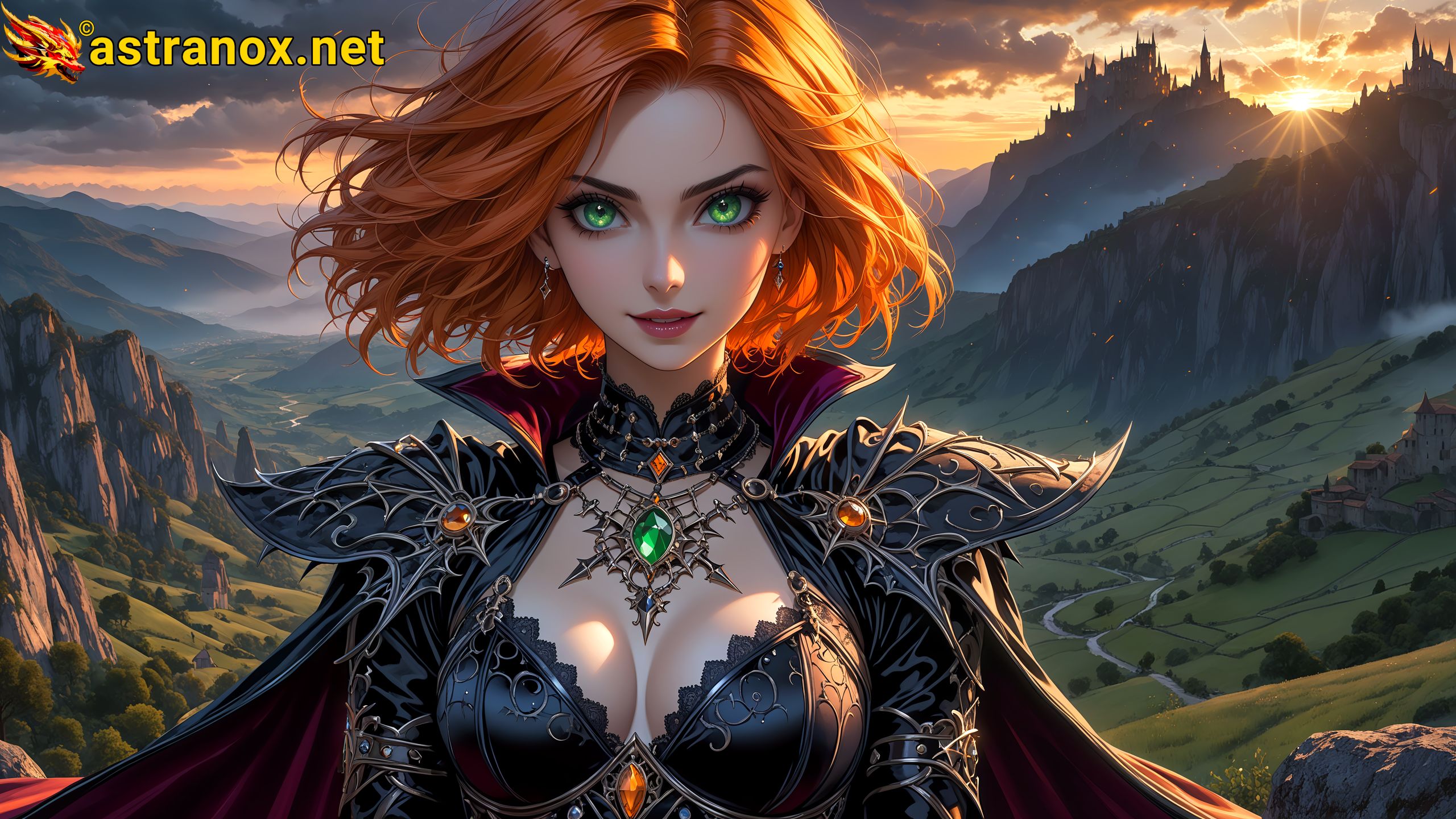 Amazing Young Female at - Download Free 4K Wallpaper Fantasy wallpaper with Eyes and Hair.