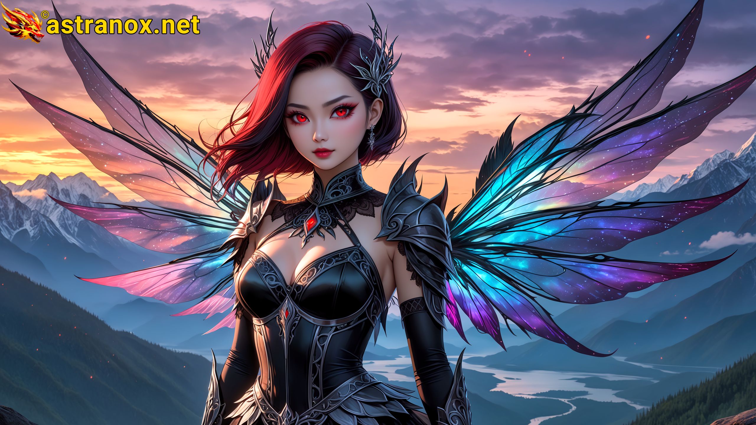 Amazing Young Female at - Download Free 4K Wallpaper Fantasy wallpaper with Eyes and Hair.