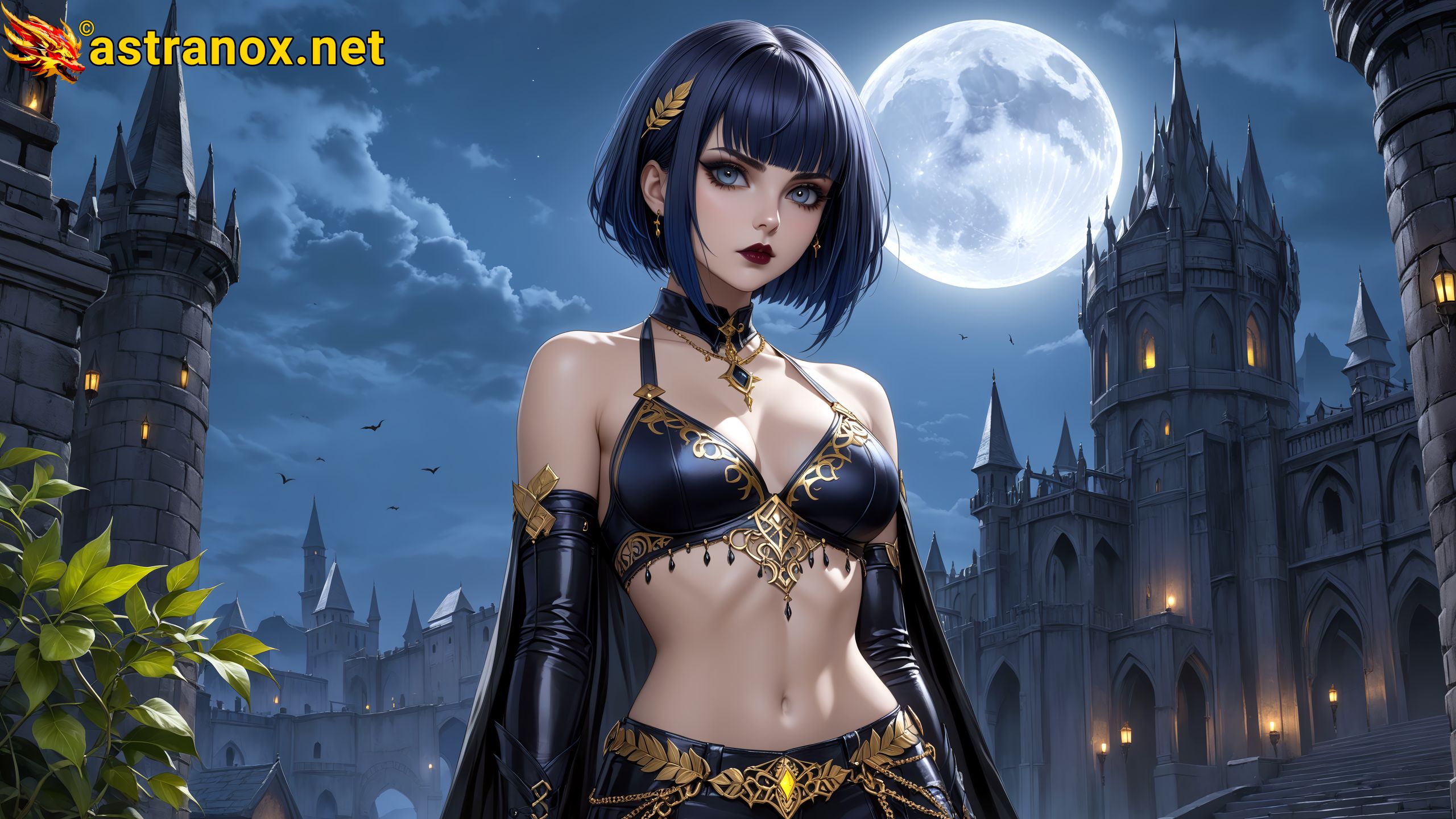 Amazing Young Female at - Download Free 4K Wallpaper Fantasy wallpaper with Eyes and Hair.